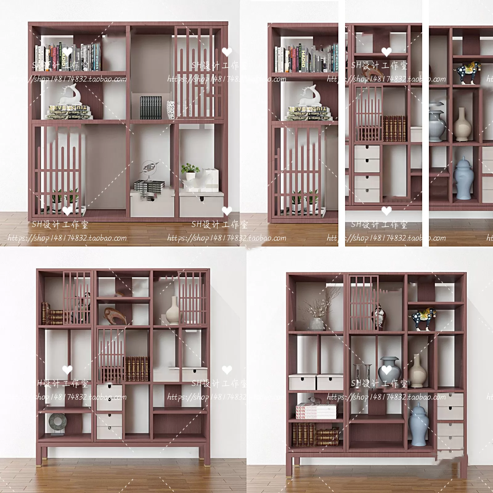 Decorative Cabinets – 3D Models – 0136