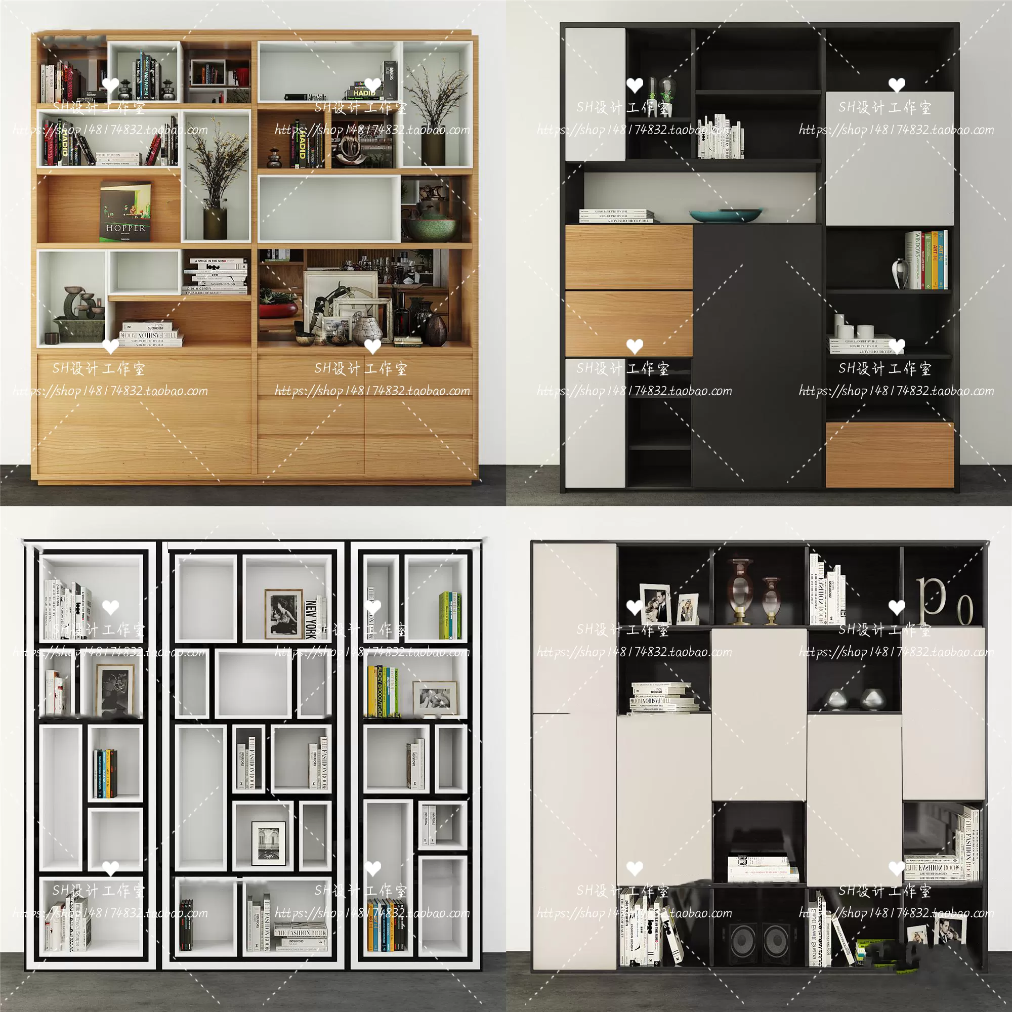 Decorative Cabinets – 3D Models – 0140