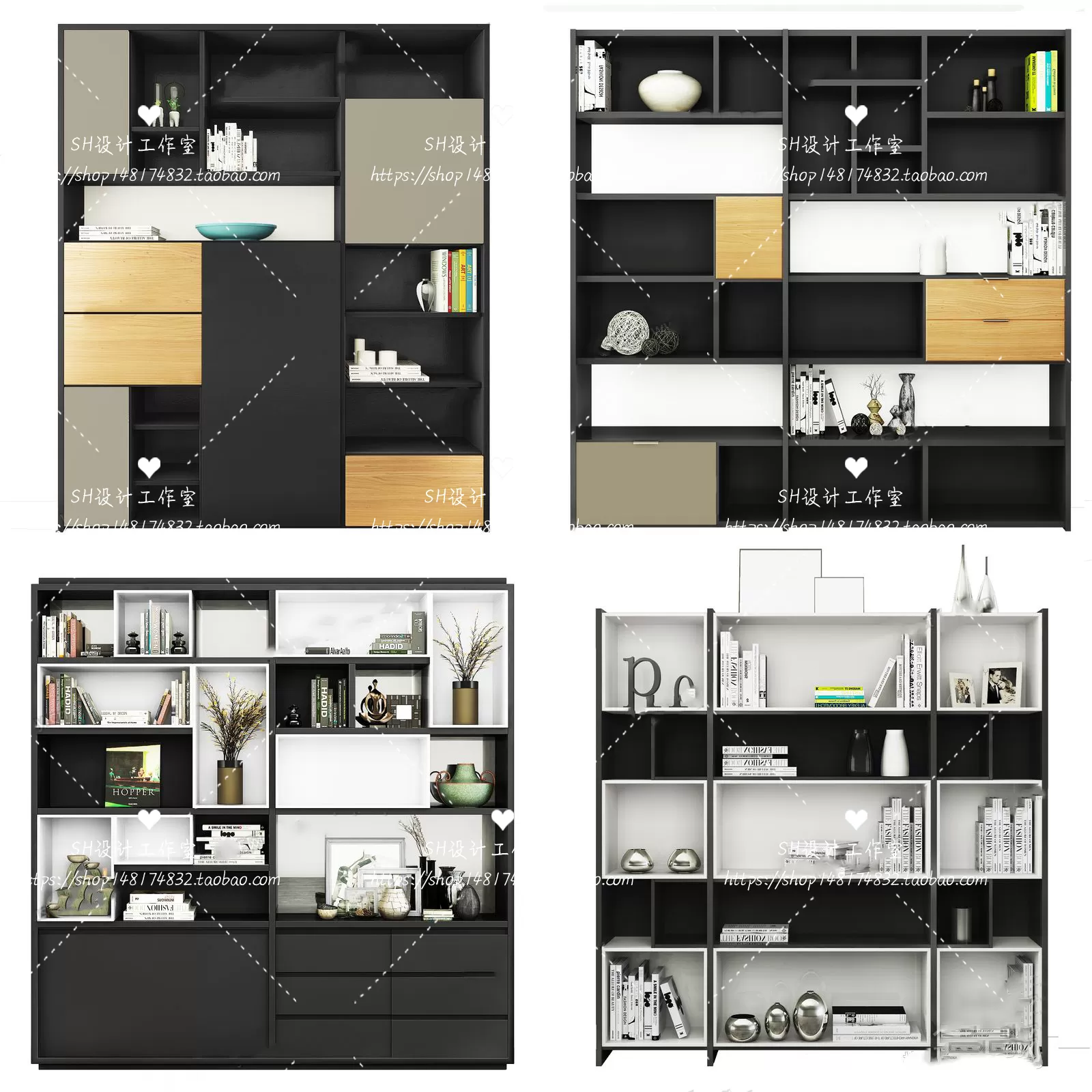 Decorative Cabinets – 3D Models – 0142