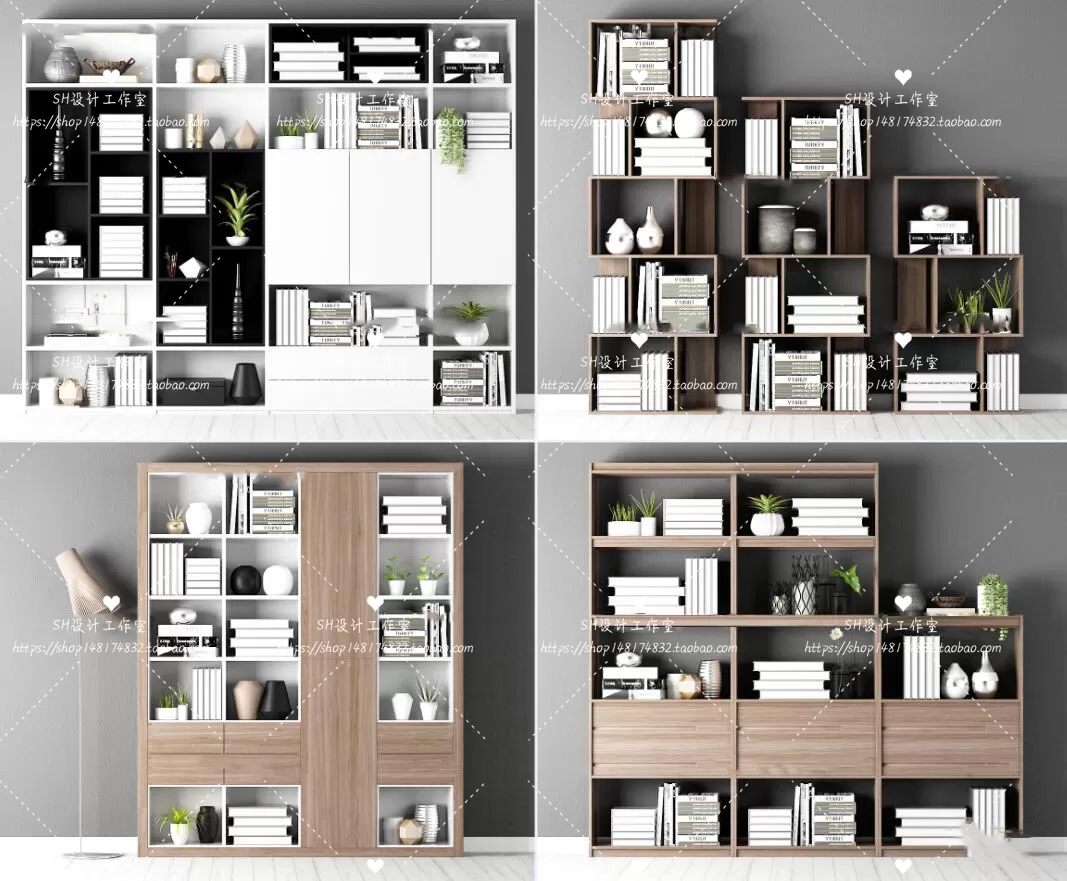 Decorative Cabinets – 3D Models – 0147
