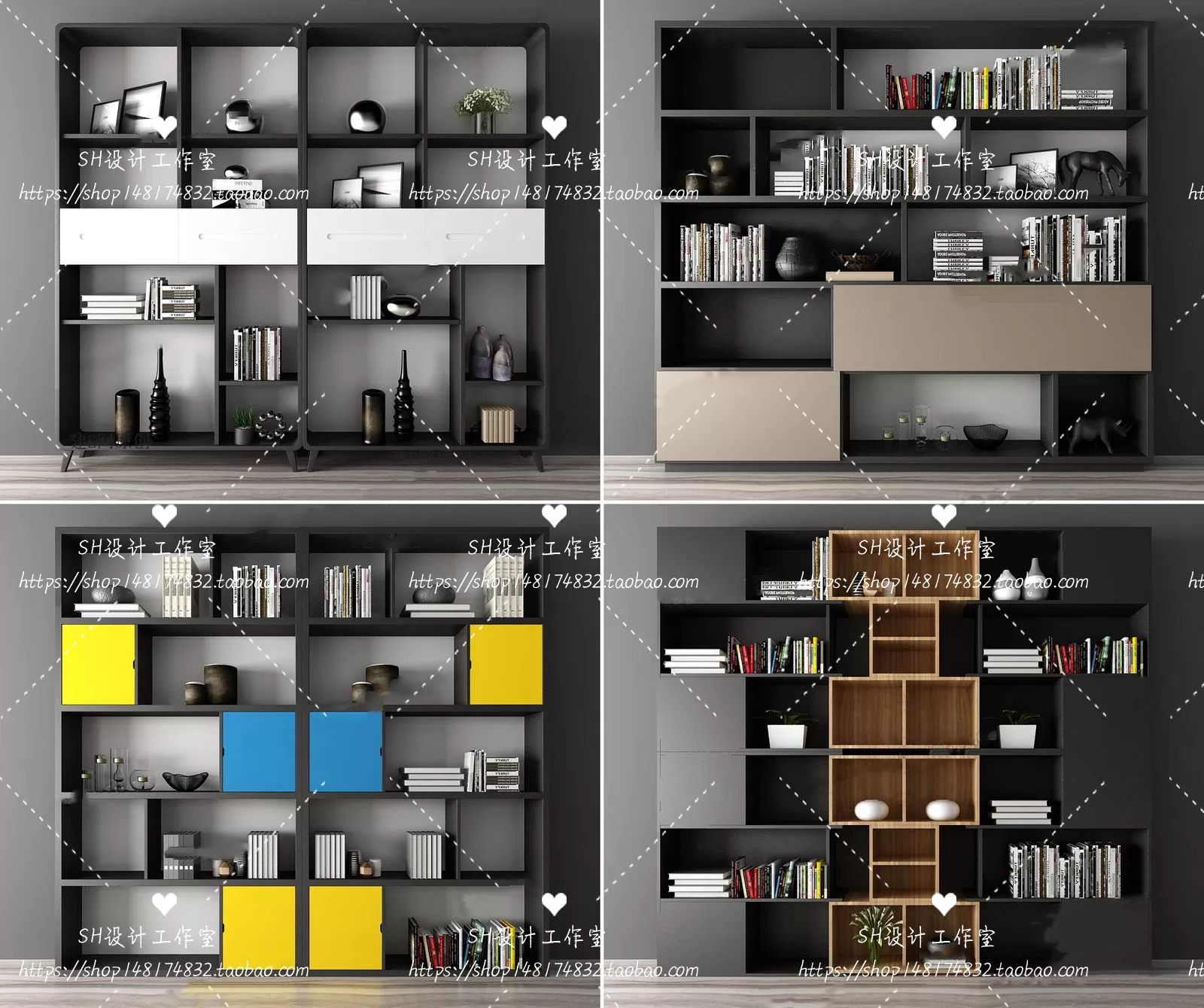 Decorative Cabinets – 3D Models – 0149