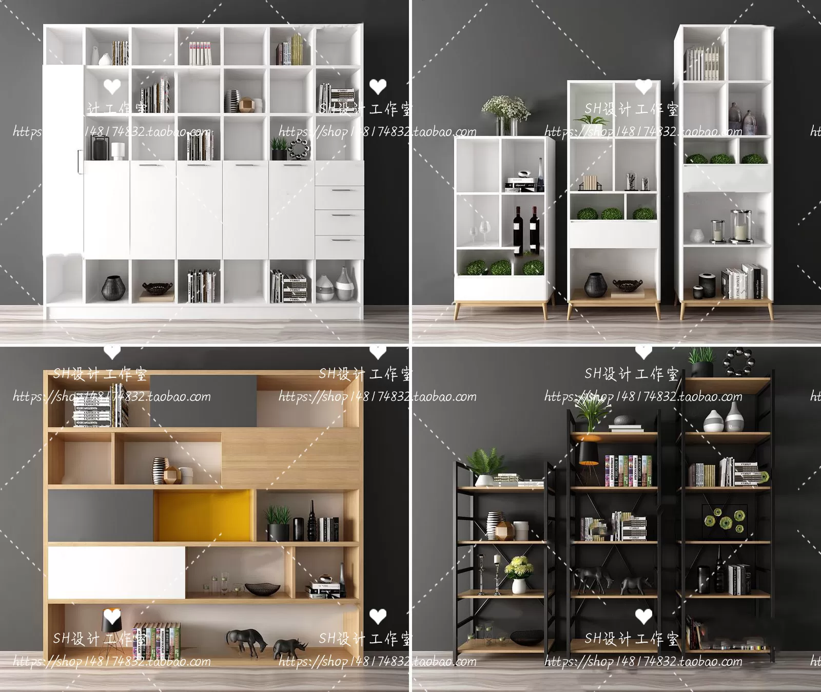 Decorative Cabinets – 3D Models – 0151