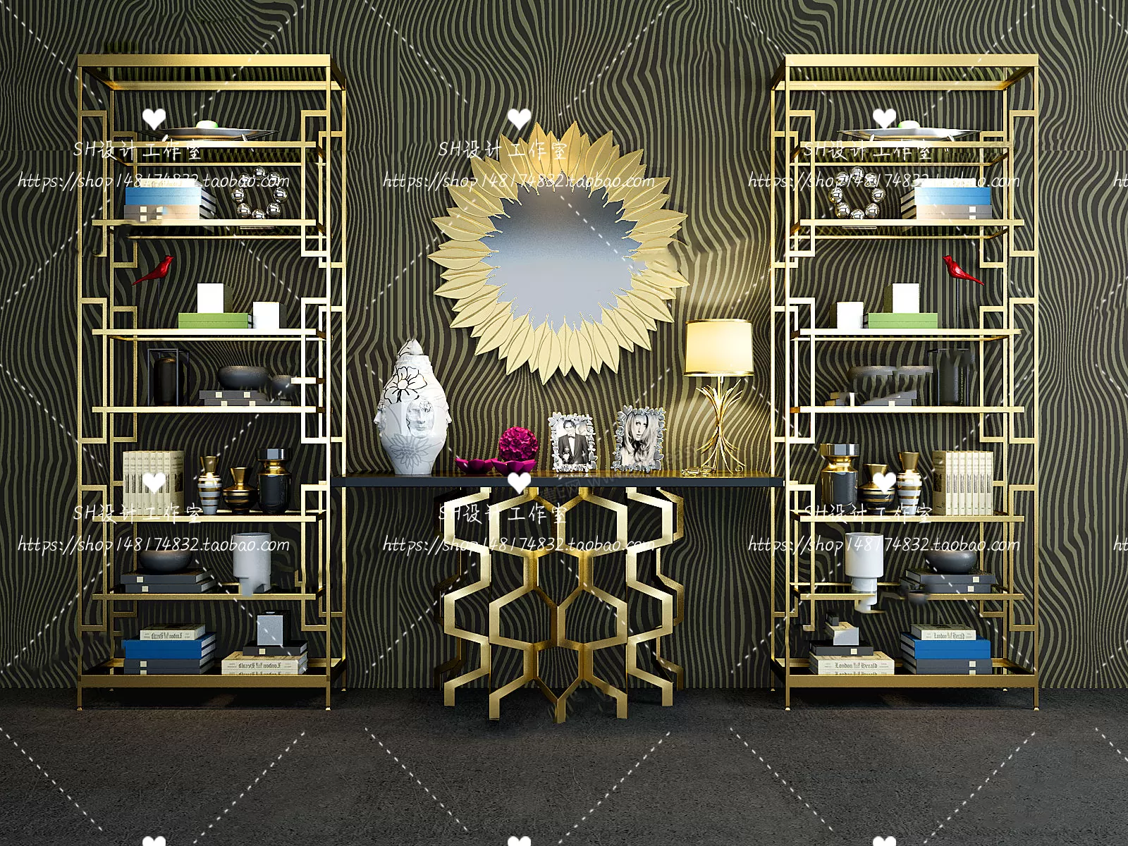 Decorative Cabinets – 3D Models – 0158