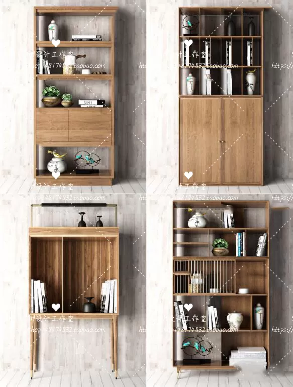 Decorative Cabinets – 3D Models – 0163