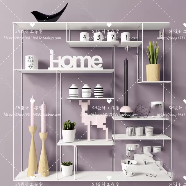 Decorative Cabinets – 3D Models – 0168