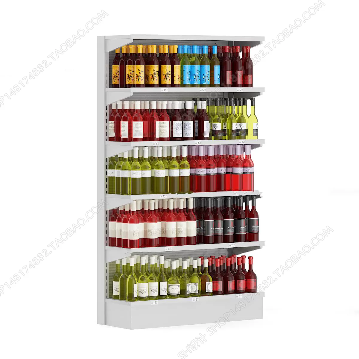 Supermarket Shelf Cabinet – 3D Models – 0008