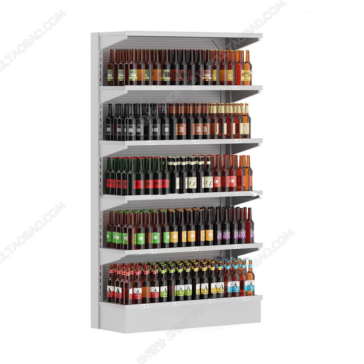 Supermarket Shelf Cabinet – 3D Models – 0009