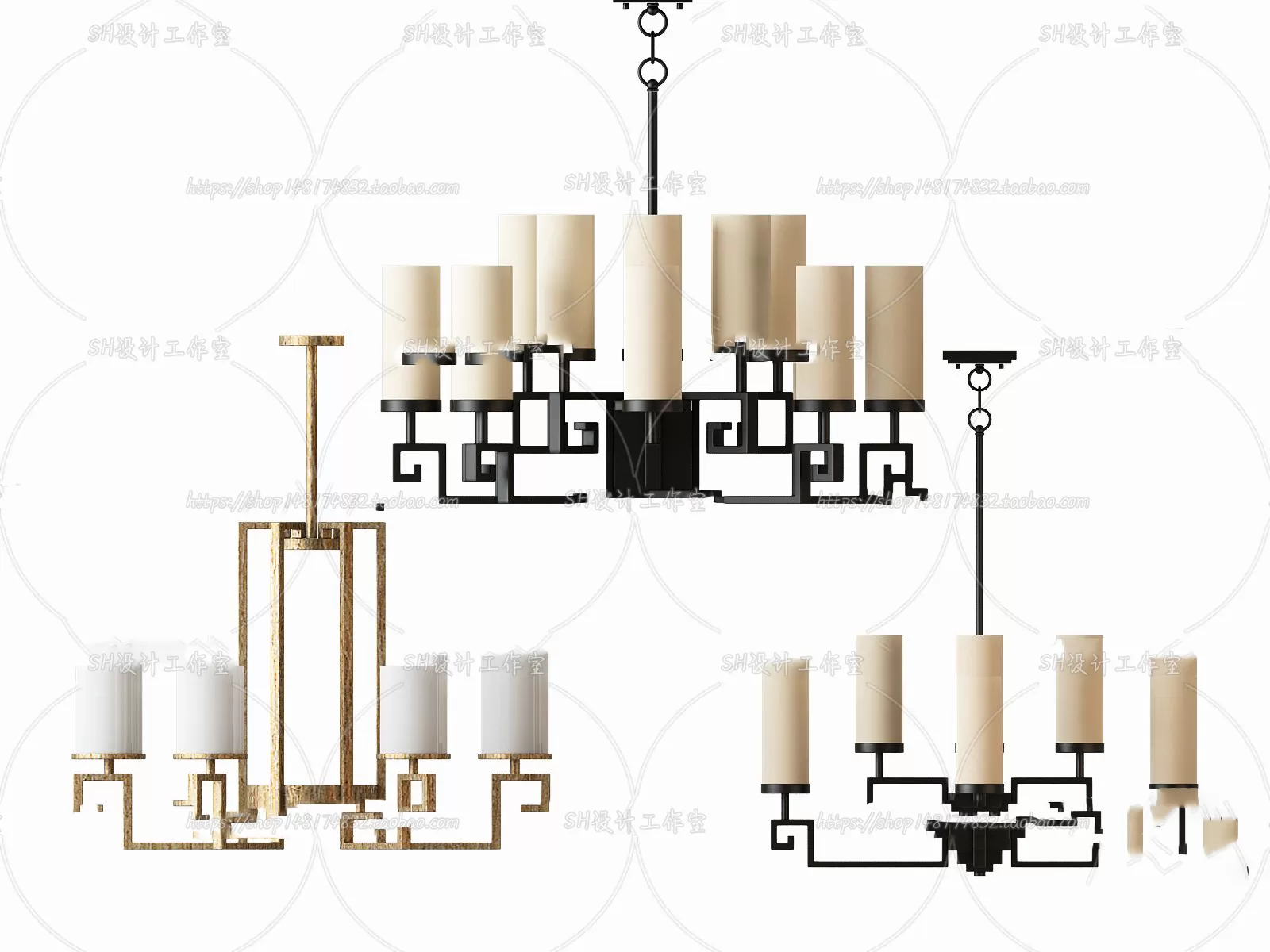 Lights – Chandelier 3D Models – 0011