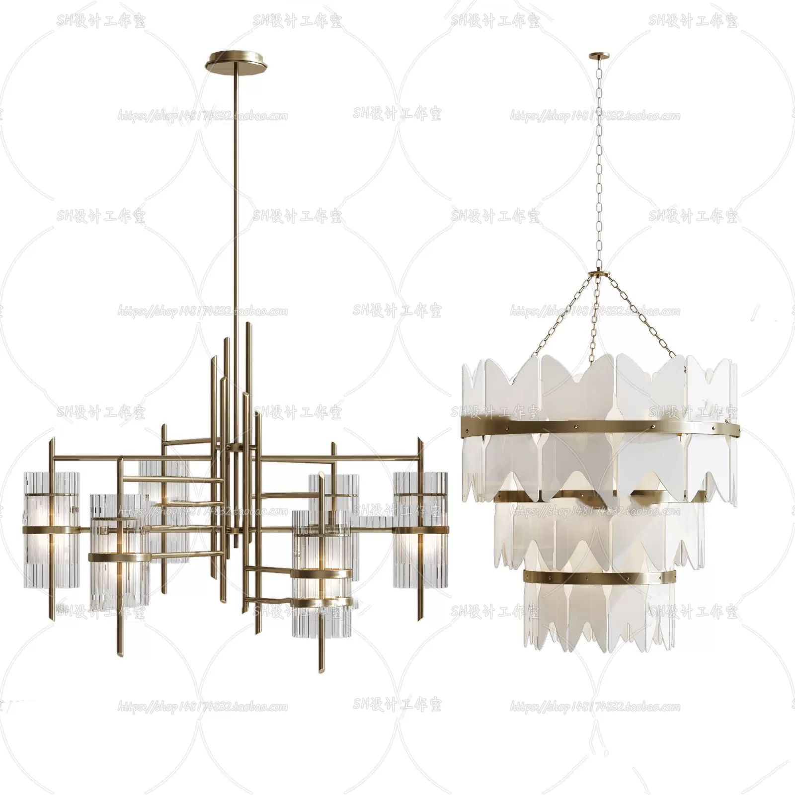Lights – Chandelier 3D Models – 0014