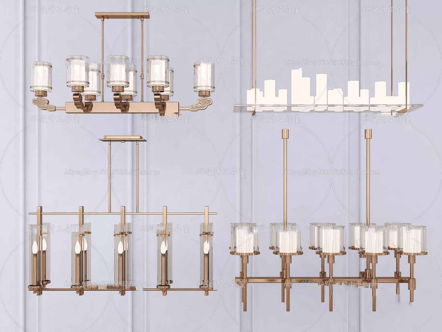 Lights – Chandelier 3D Models – 0015
