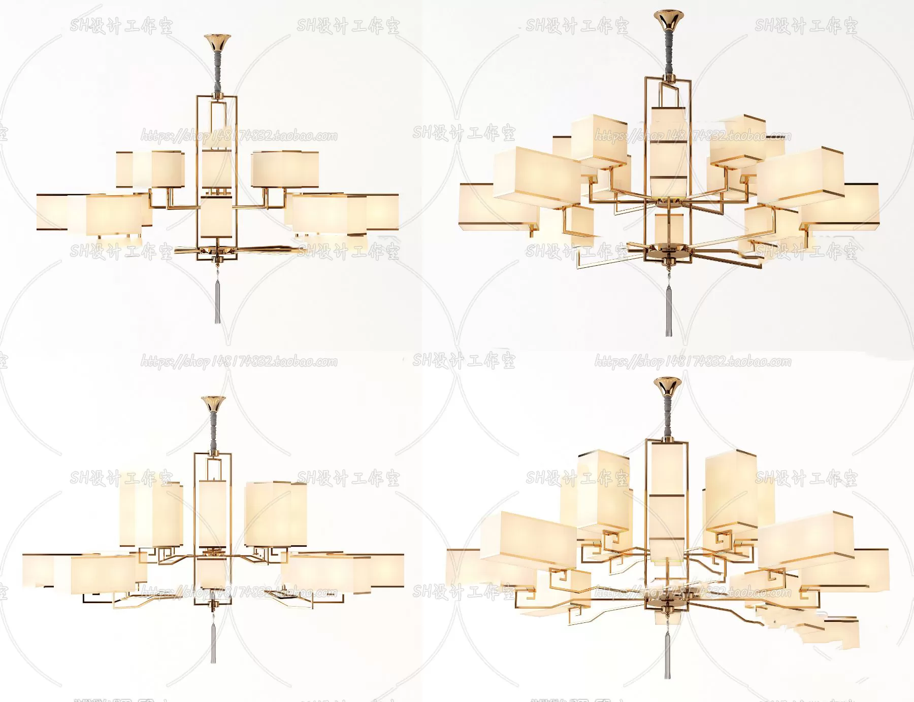 Lights – Chandelier 3D Models – 0017