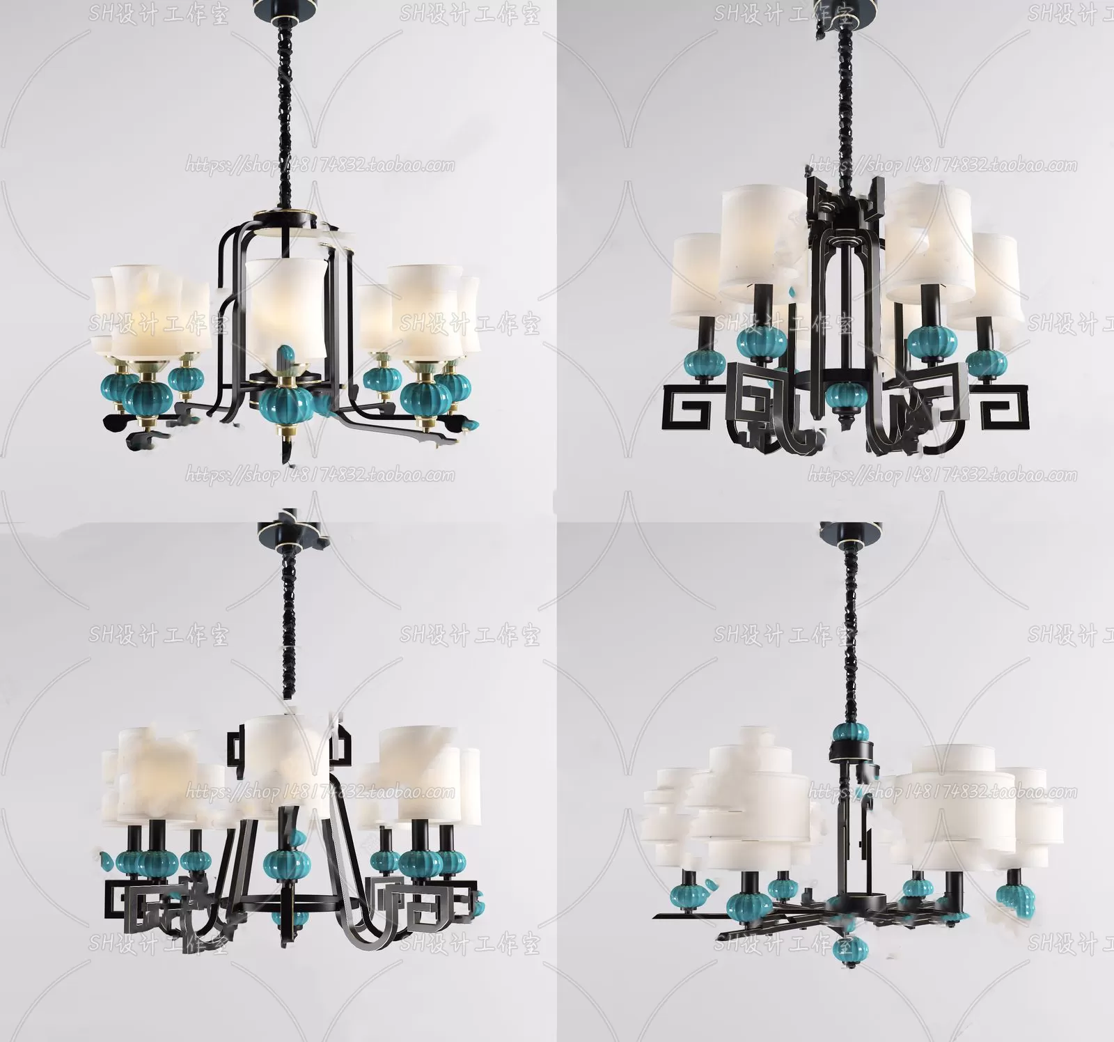 Lights – Chandelier 3D Models – 0019