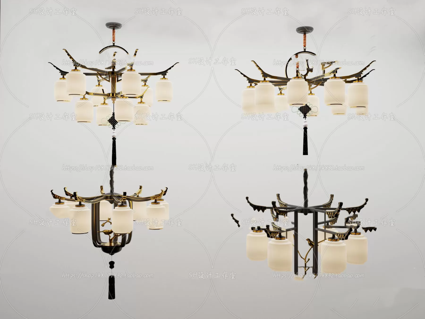 Lights – Chandelier 3D Models – 0020
