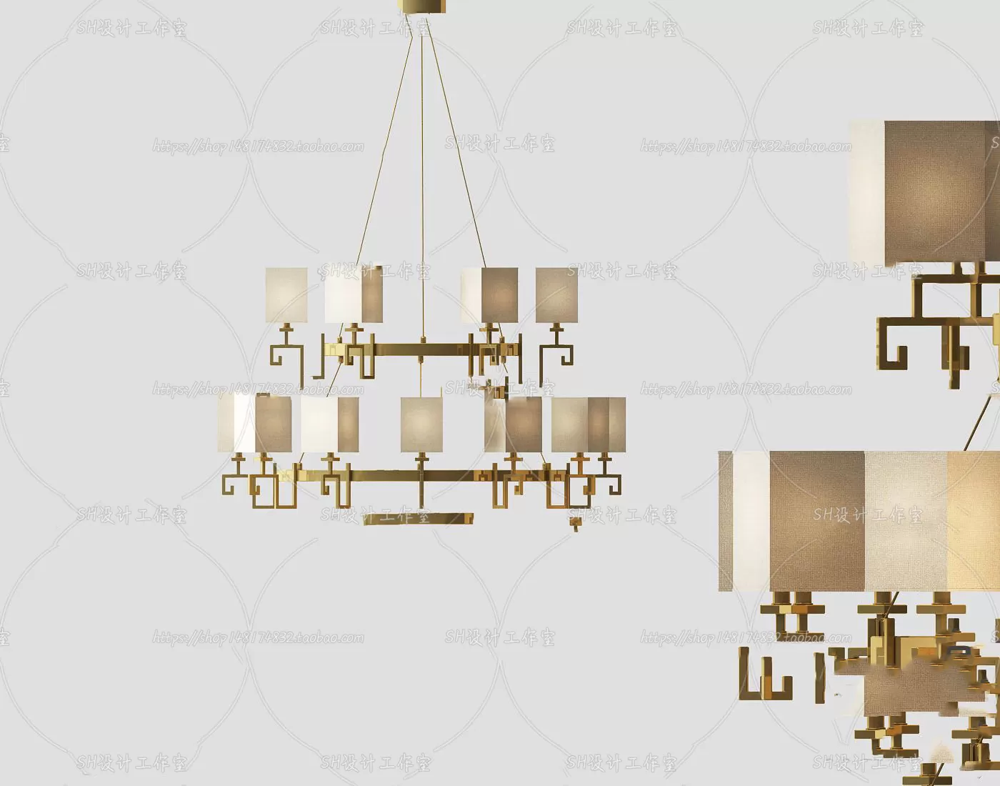 Lights – Chandelier 3D Models – 0024
