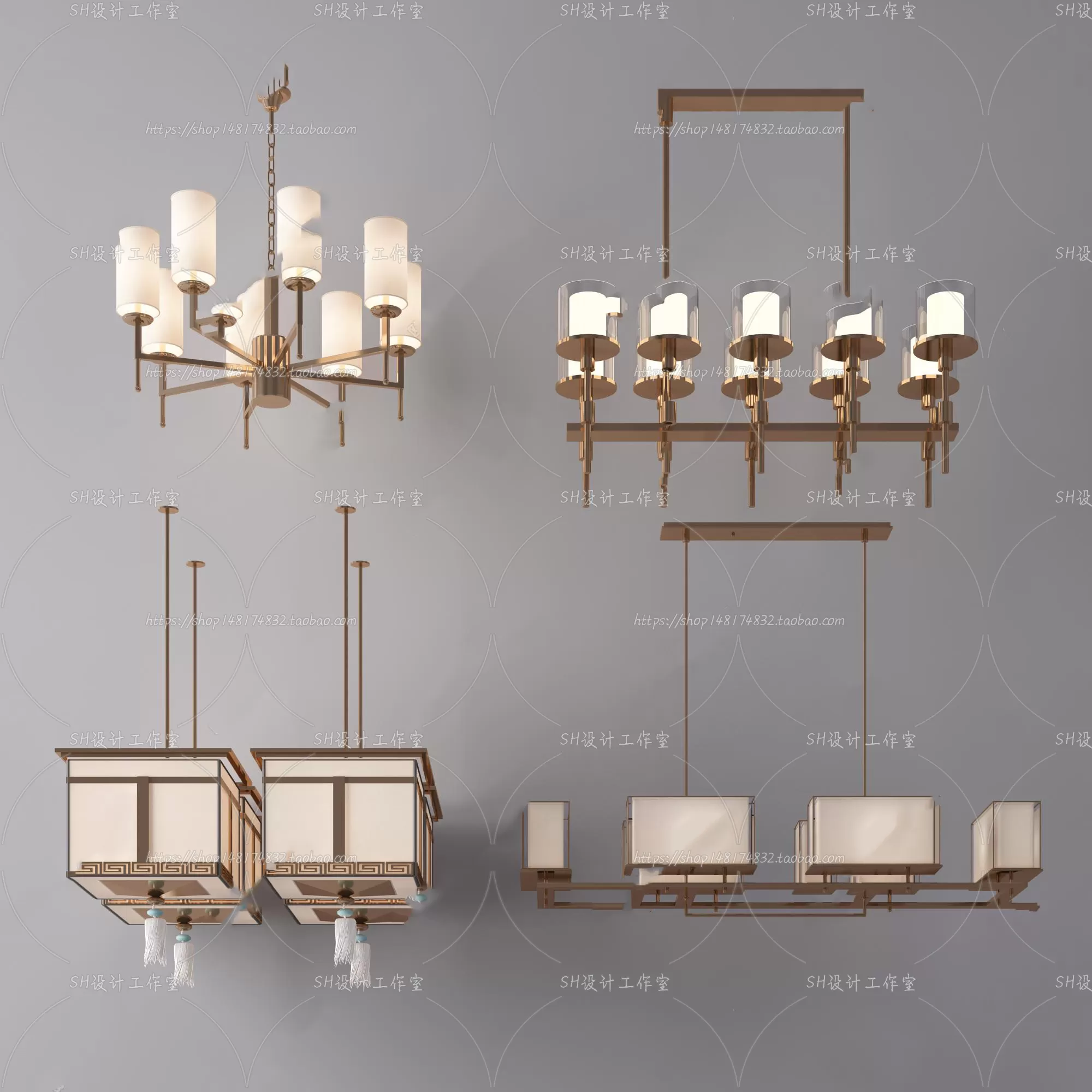 Lights – Chandelier 3D Models – 0026