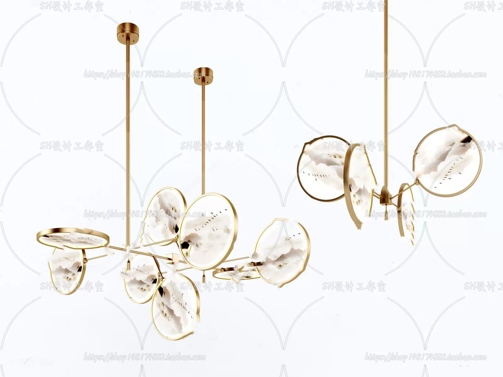 Lights – Chandelier 3D Models – 0027