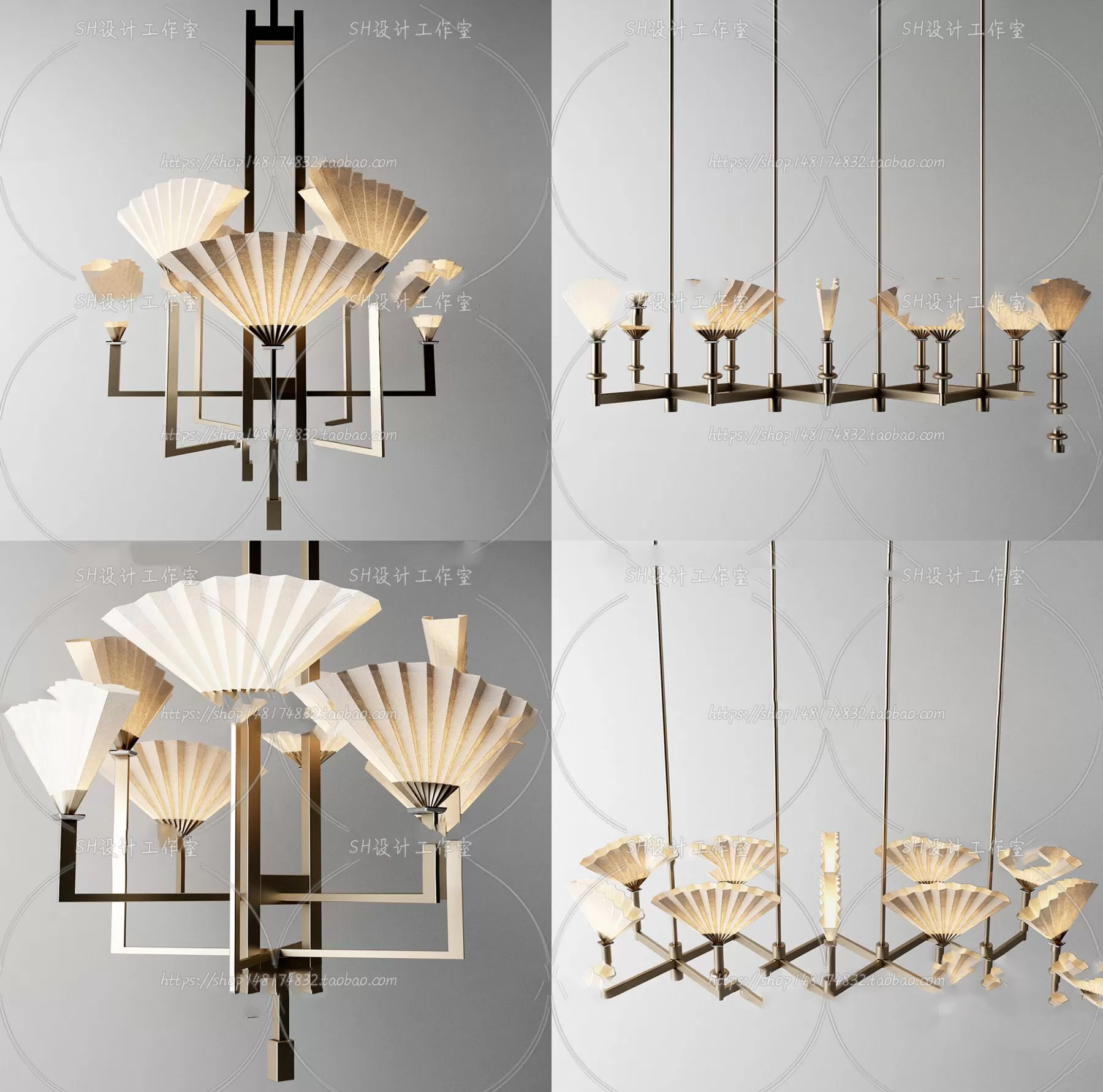 Lights – Chandelier 3D Models – 0029