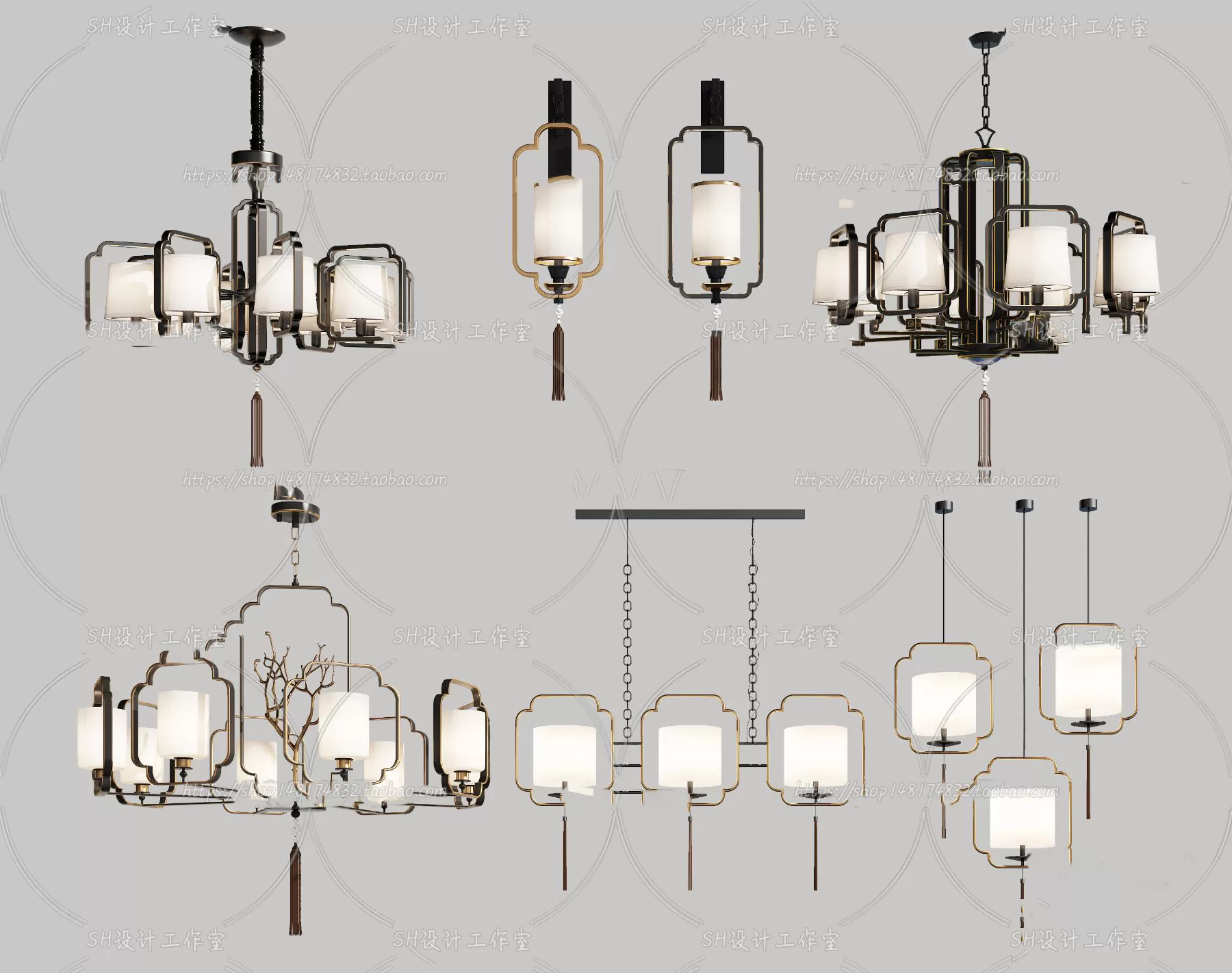 Lights – Chandelier 3D Models – 0031