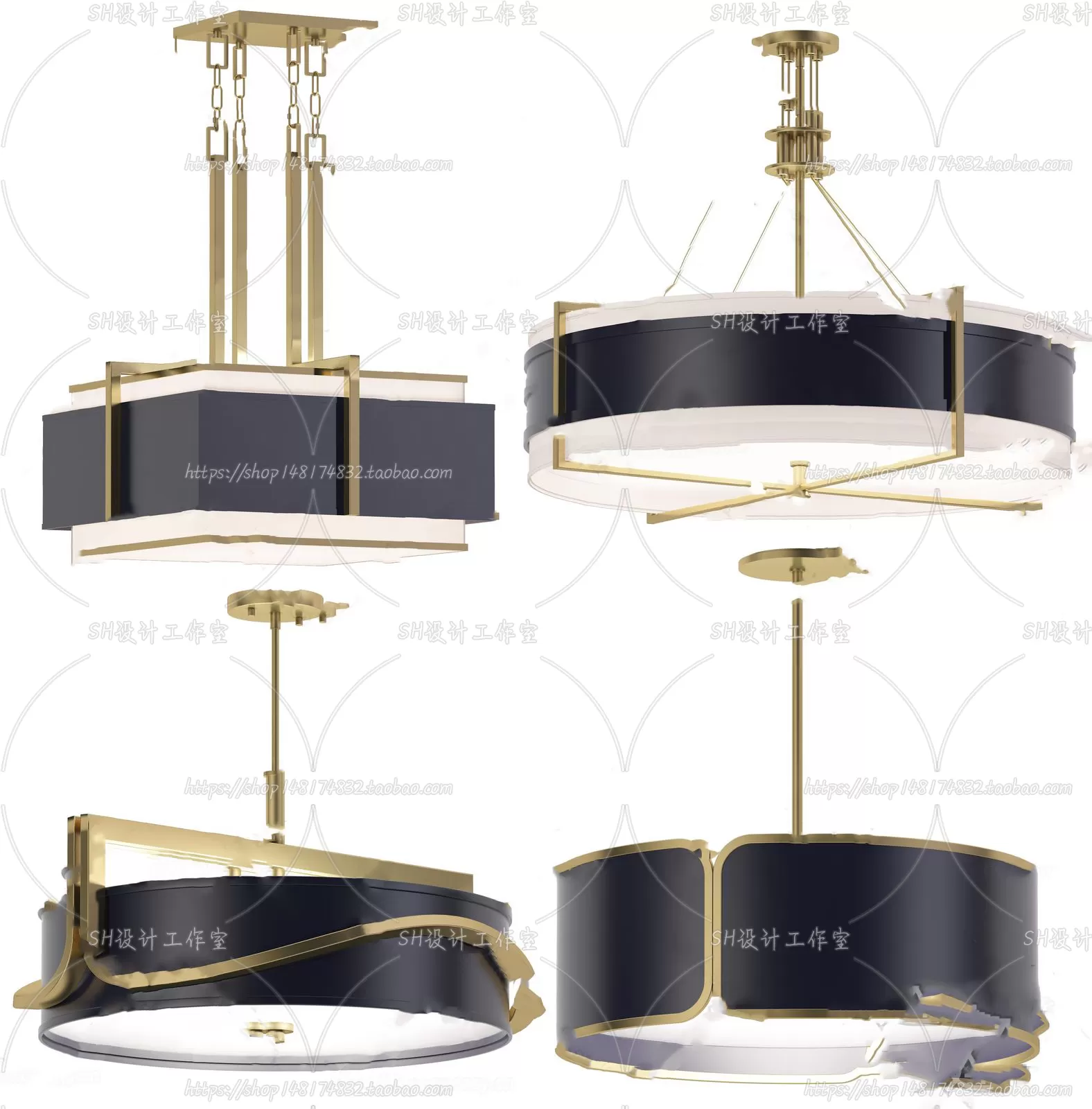 Lights – Chandelier 3D Models – 0033