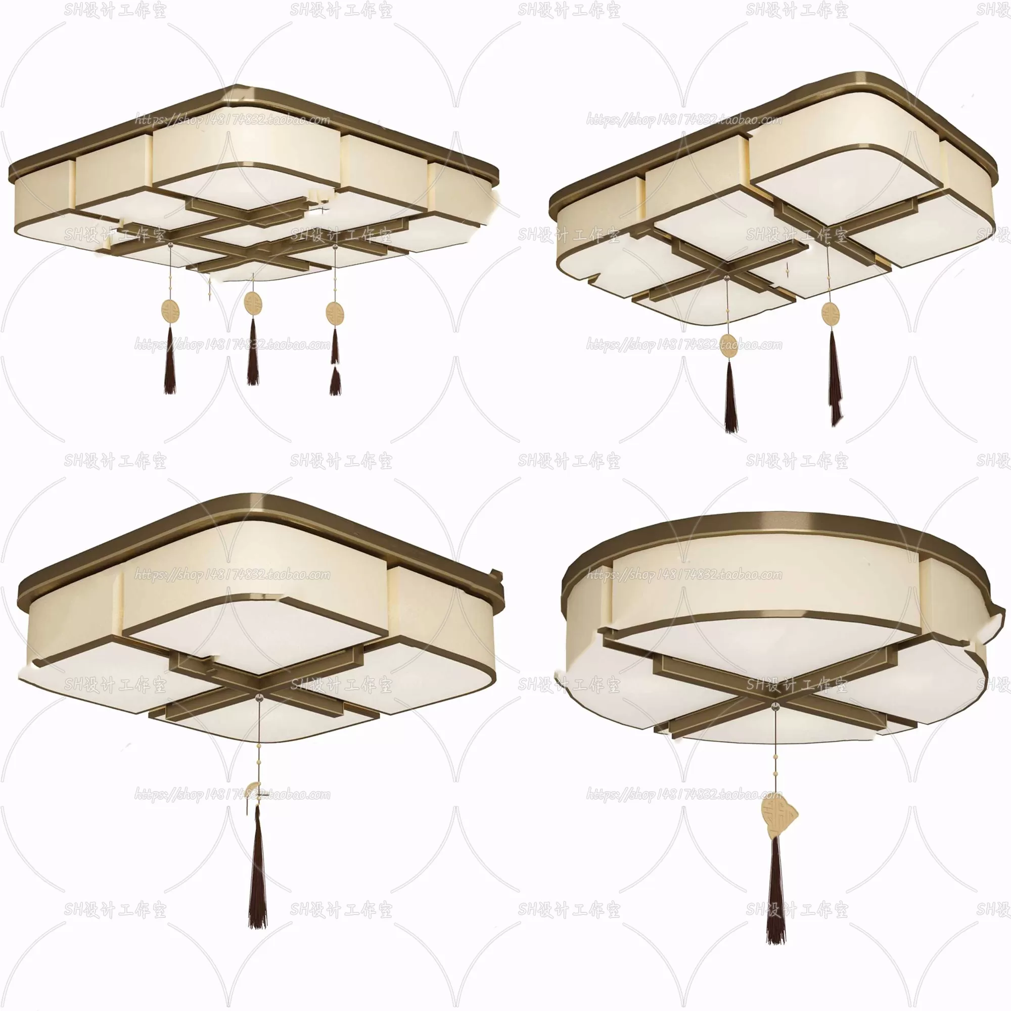 Lights – Chandelier 3D Models – 0039