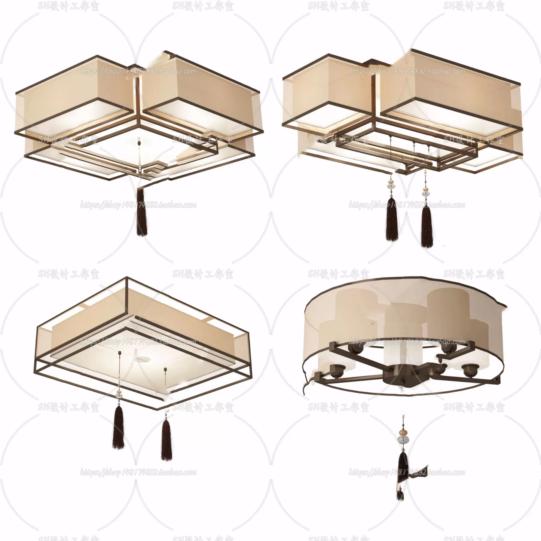 Lights – Chandelier 3D Models – 0040