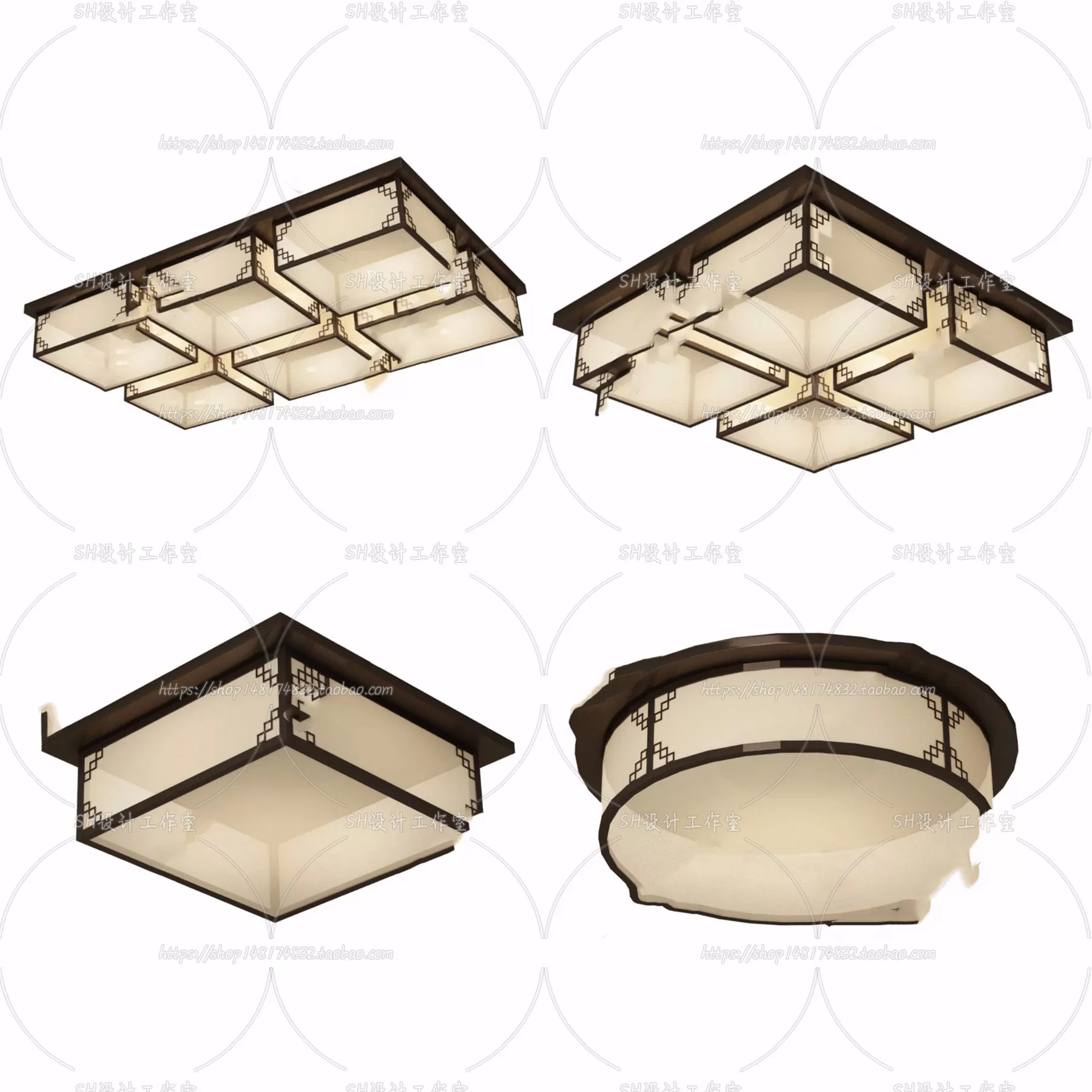 Lights – Chandelier 3D Models – 0043