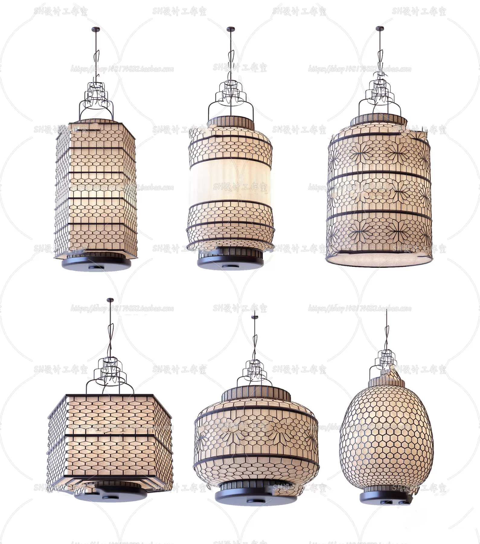 Lights – Chandelier 3D Models – 0047