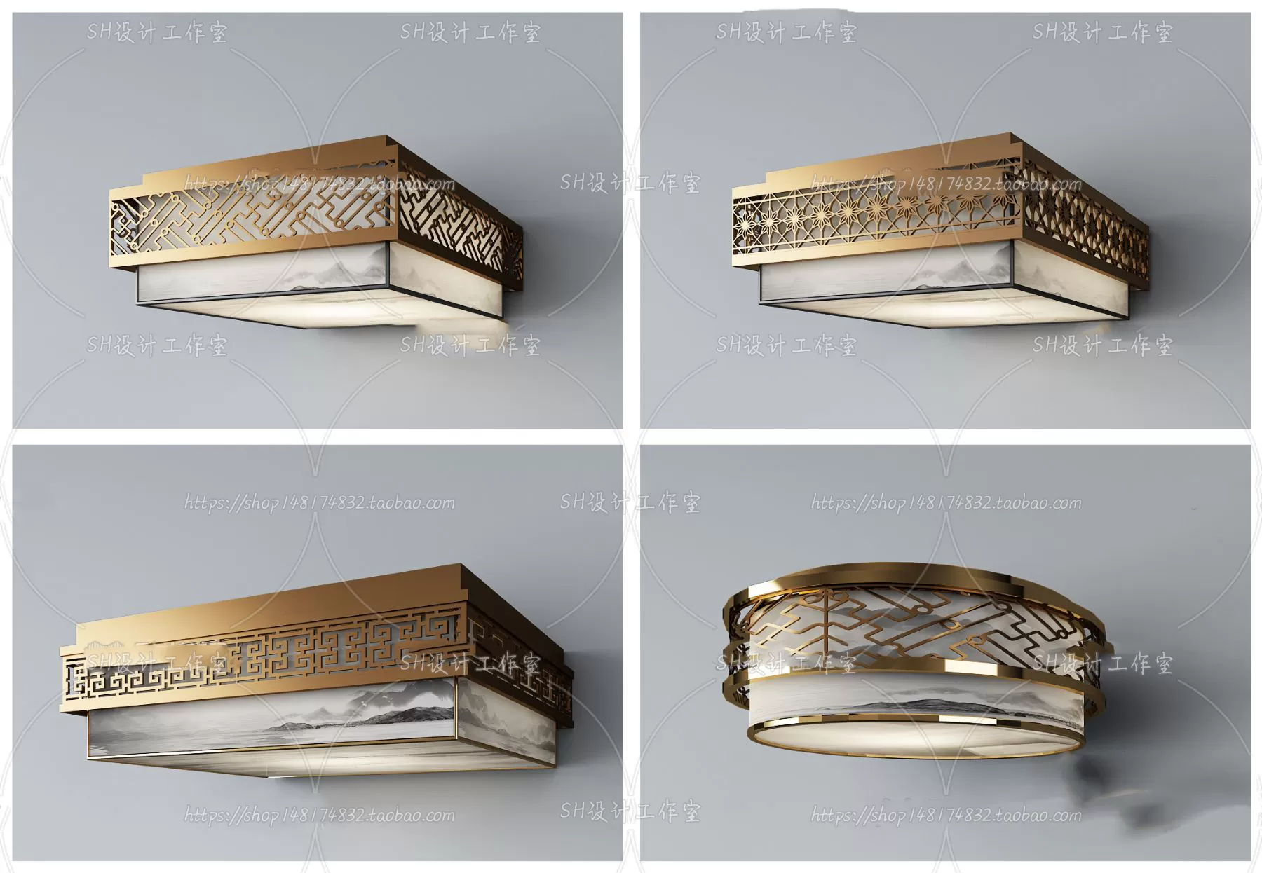 Lights – Chandelier 3D Models – 0049