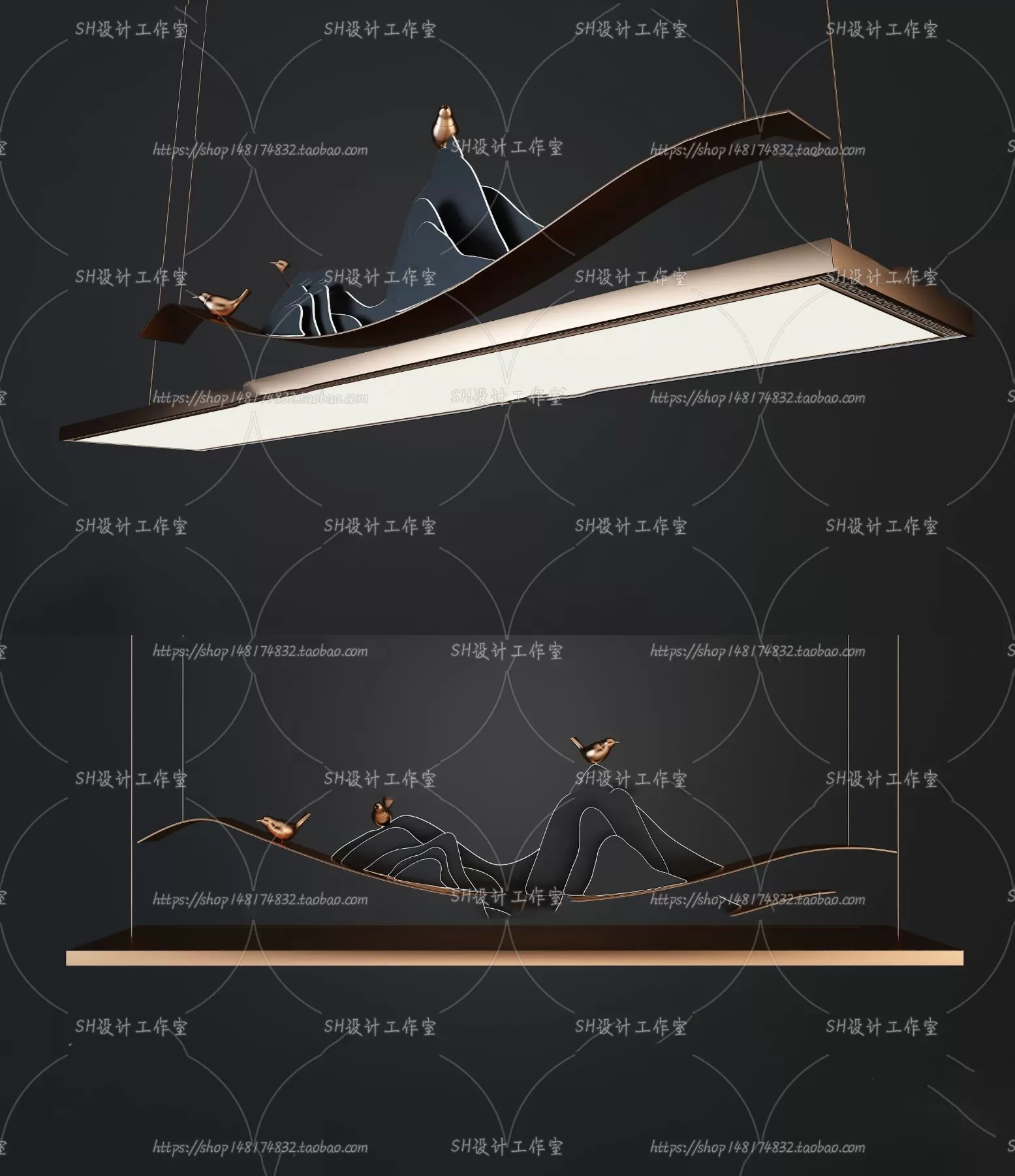 Lights – Chandelier 3D Models – 0060