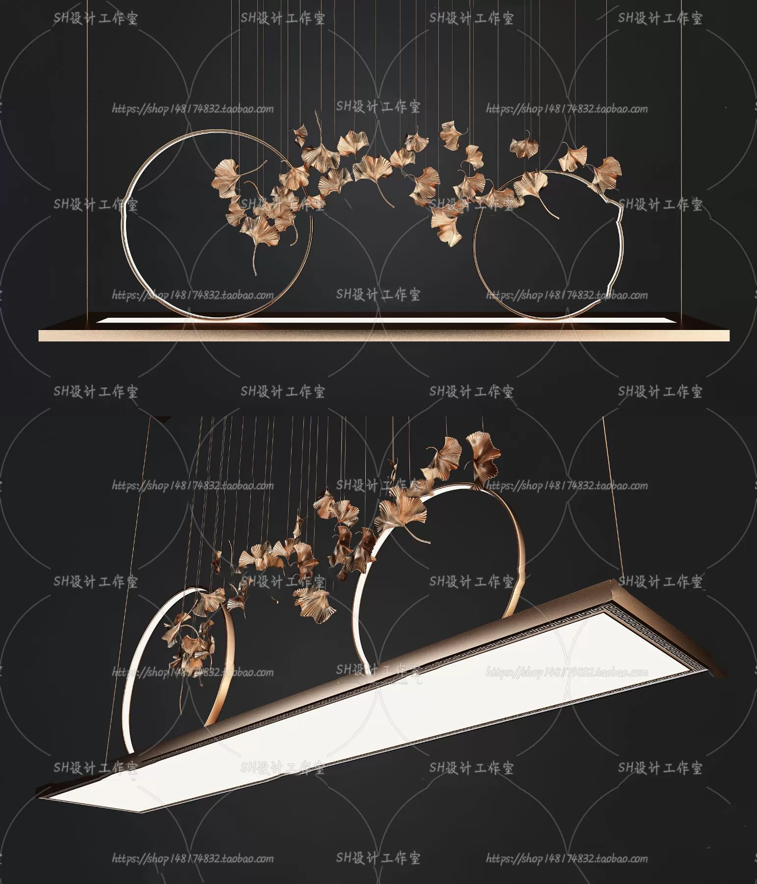 Lights – Chandelier 3D Models – 0062