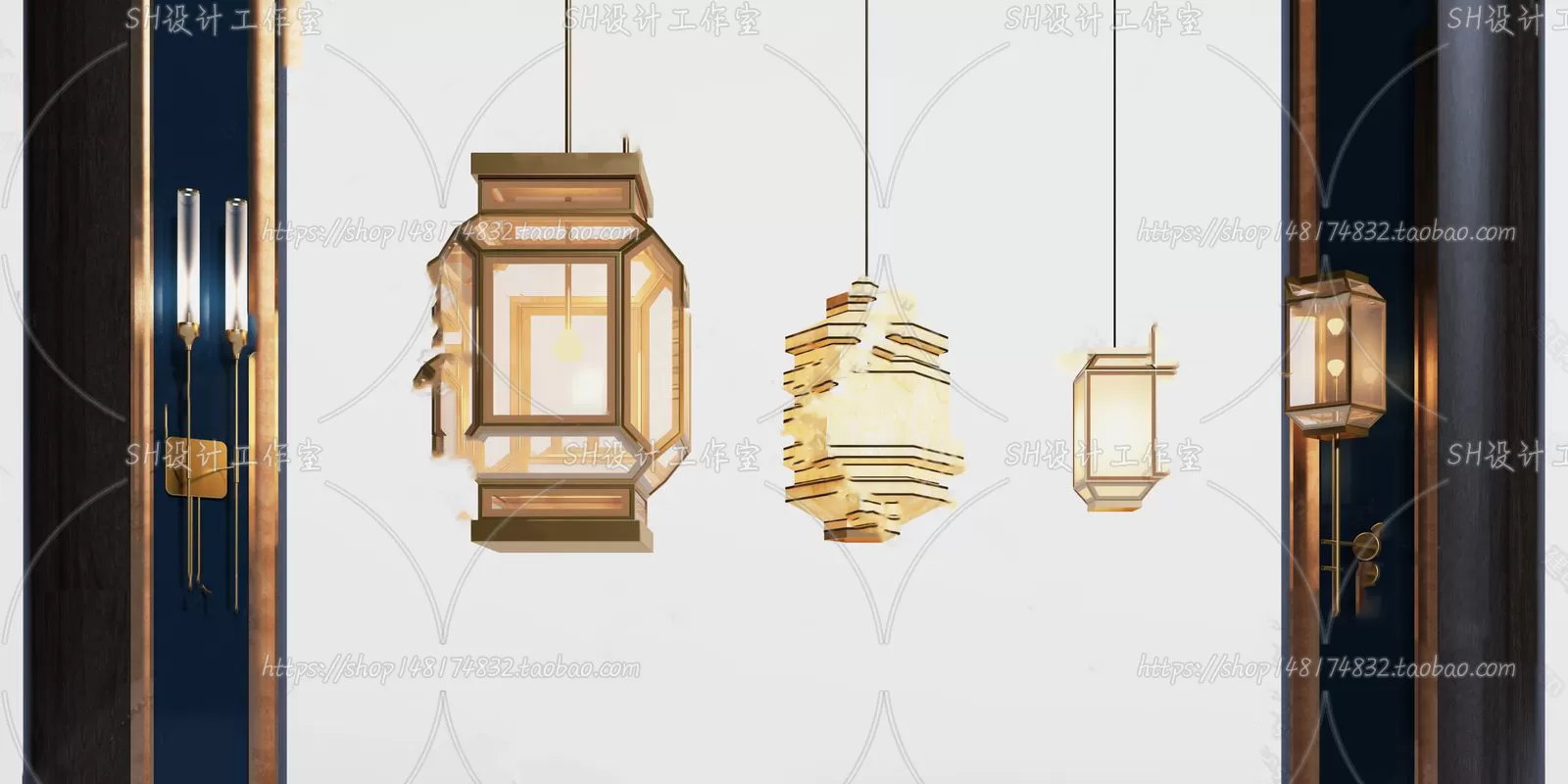 Lights – Chandelier 3D Models – 0080