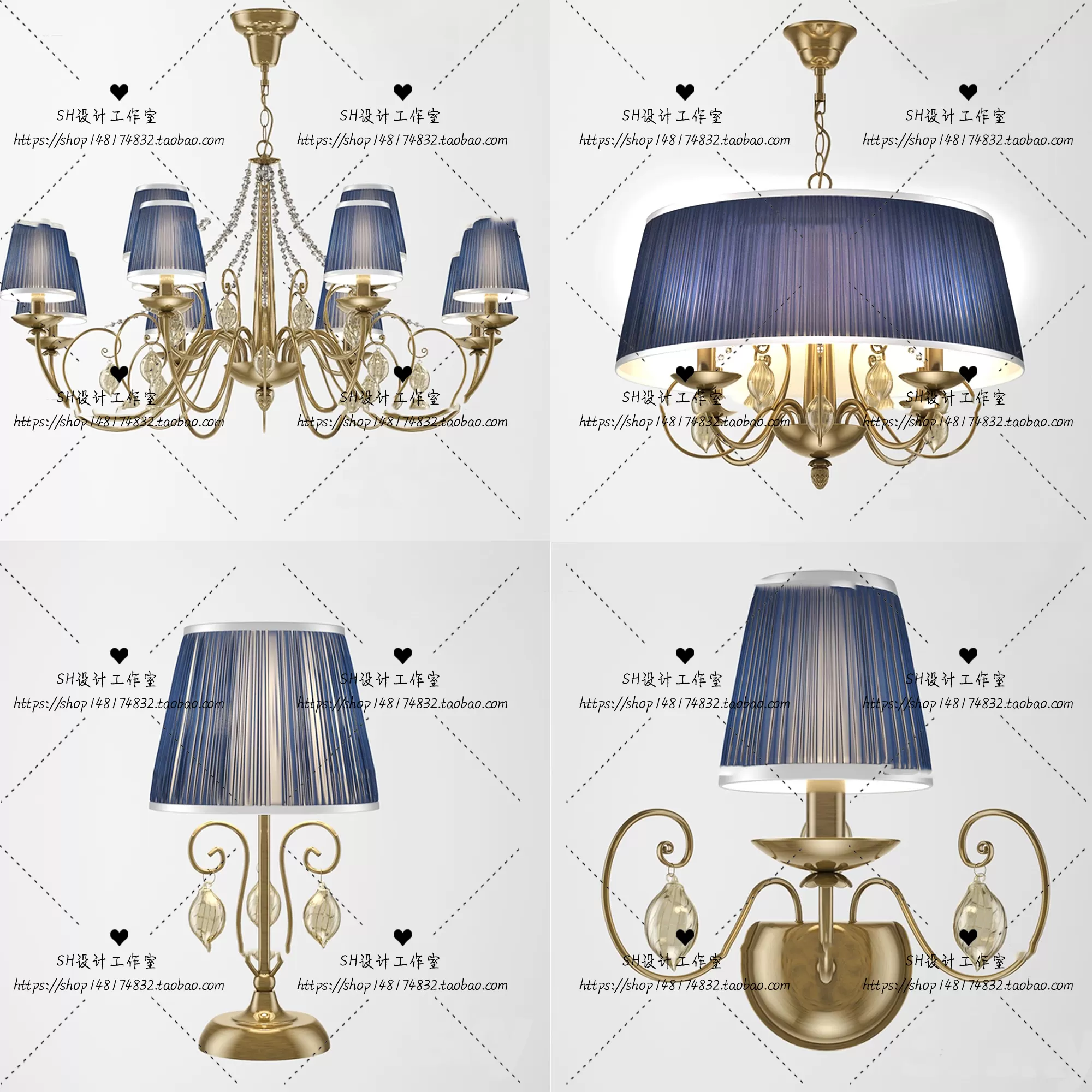 Lights – Chandelier 3D Models – 0083