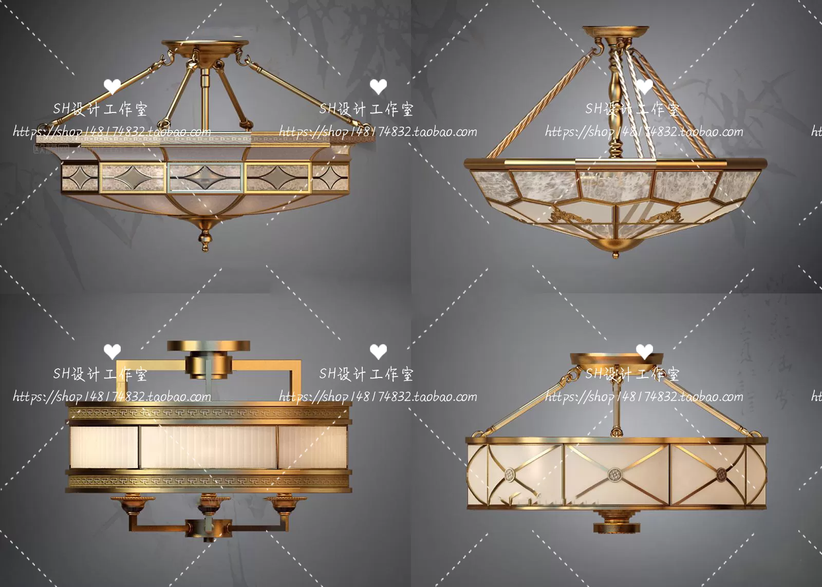 Lights – Chandelier 3D Models – 0103
