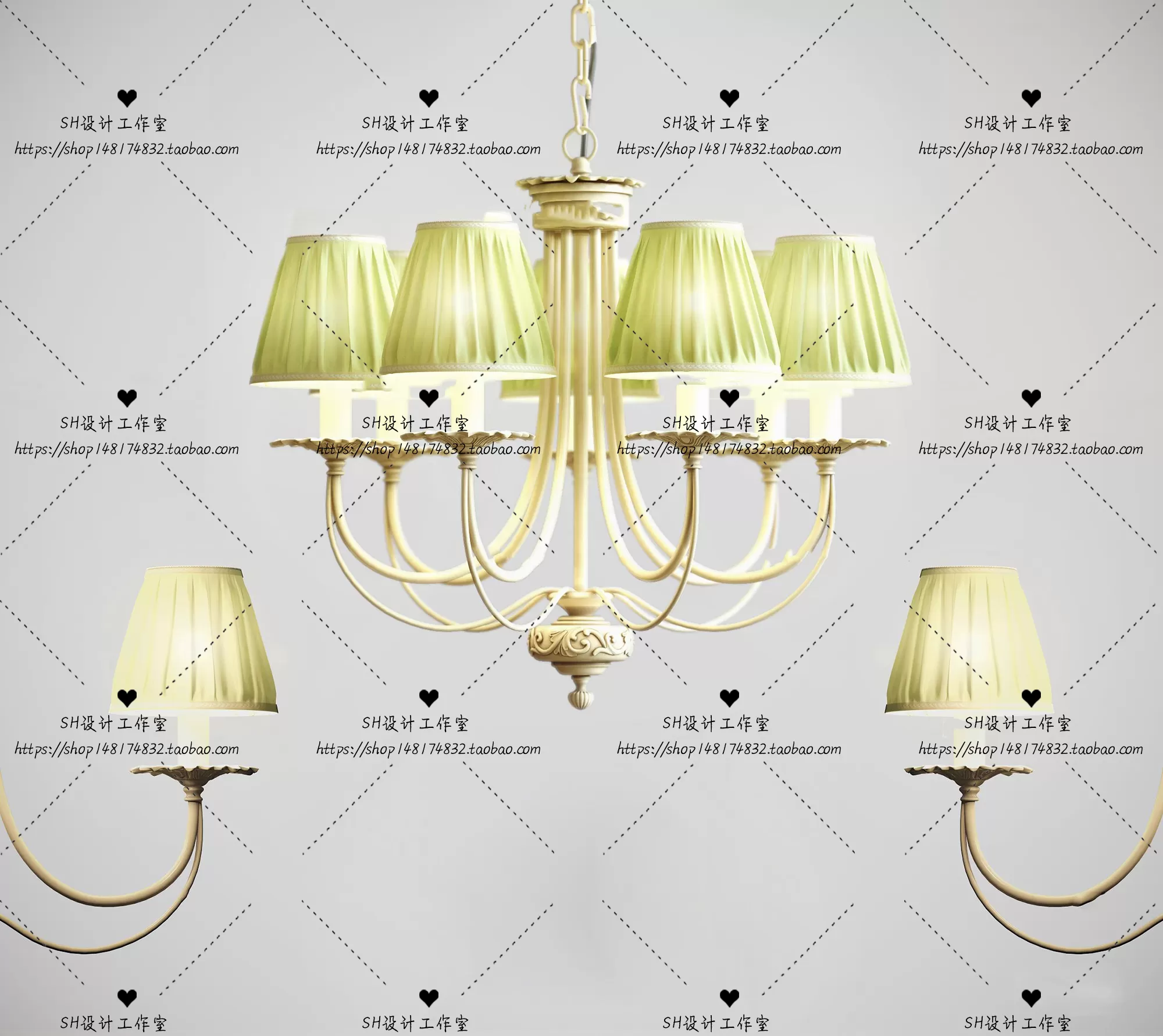 Lights – Chandelier 3D Models – 0122