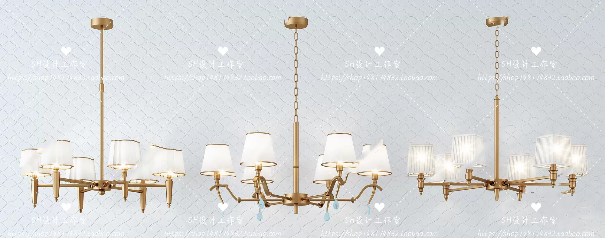 Lights – Chandelier 3D Models – 0136