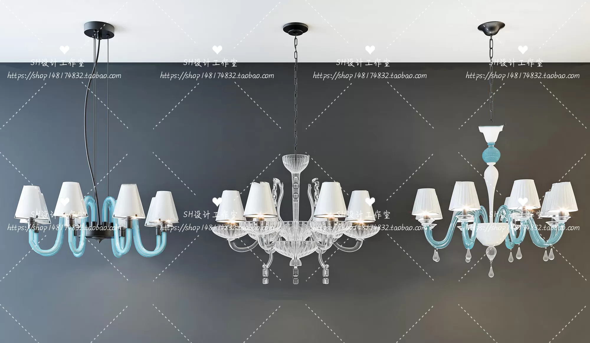 Lights – Chandelier 3D Models – 0145