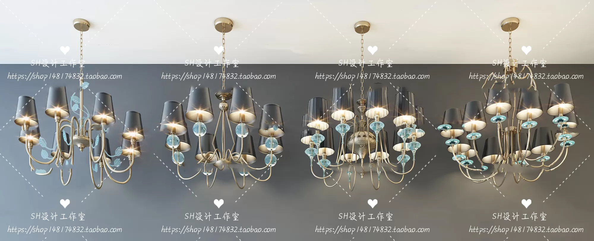 Lights – Chandelier 3D Models – 0149