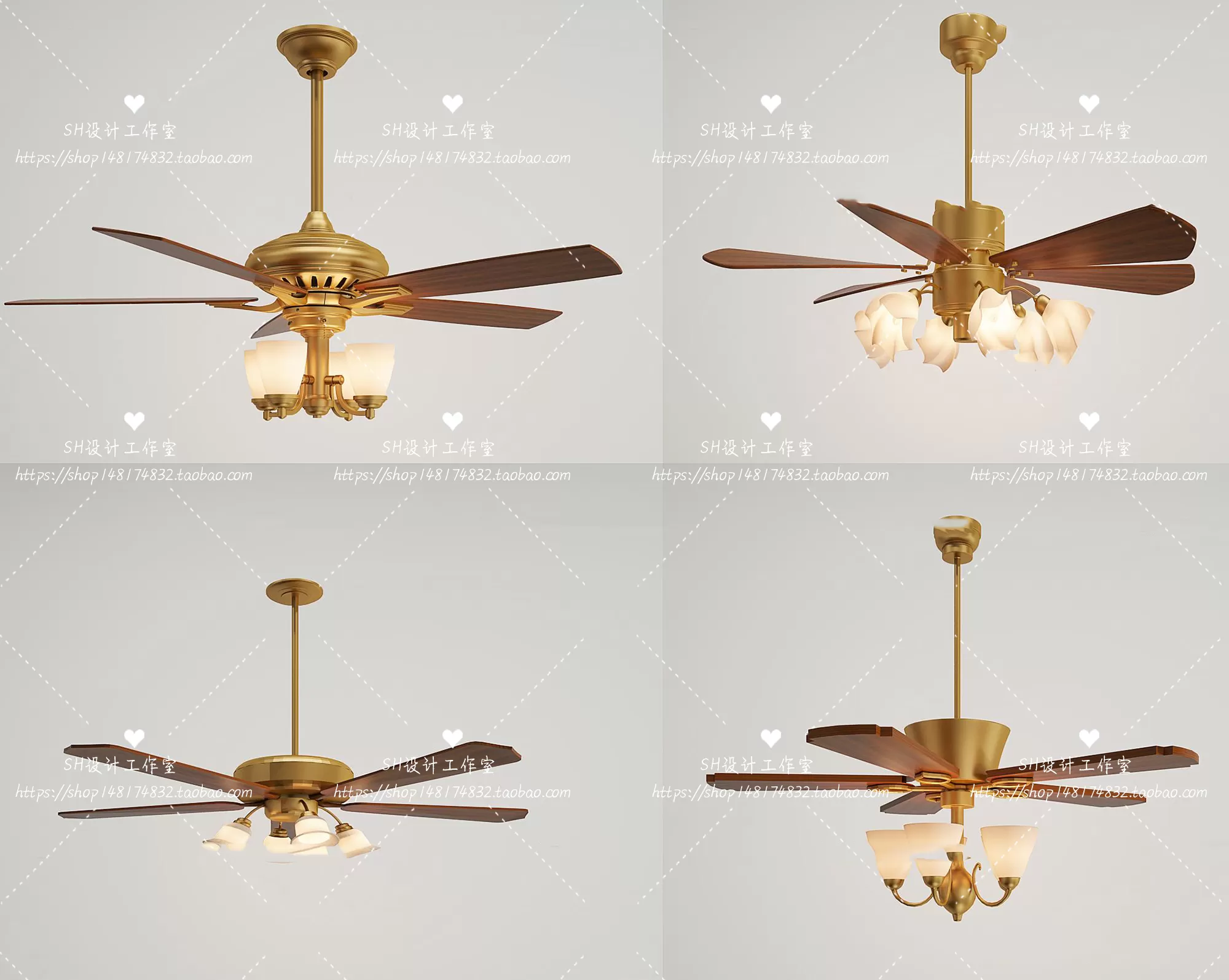 Lights – Chandelier 3D Models – 0153