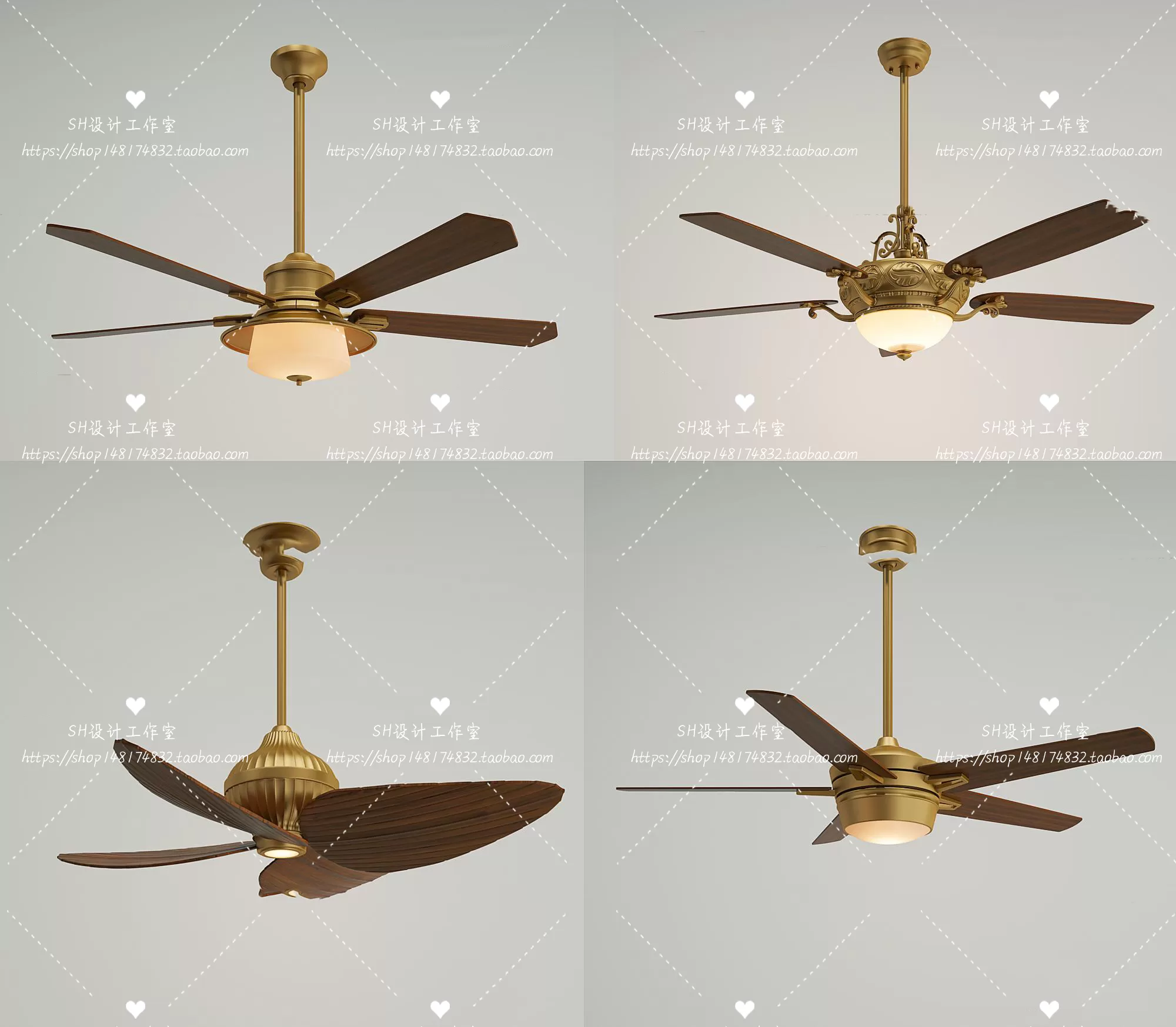 Lights – Chandelier 3D Models – 0154