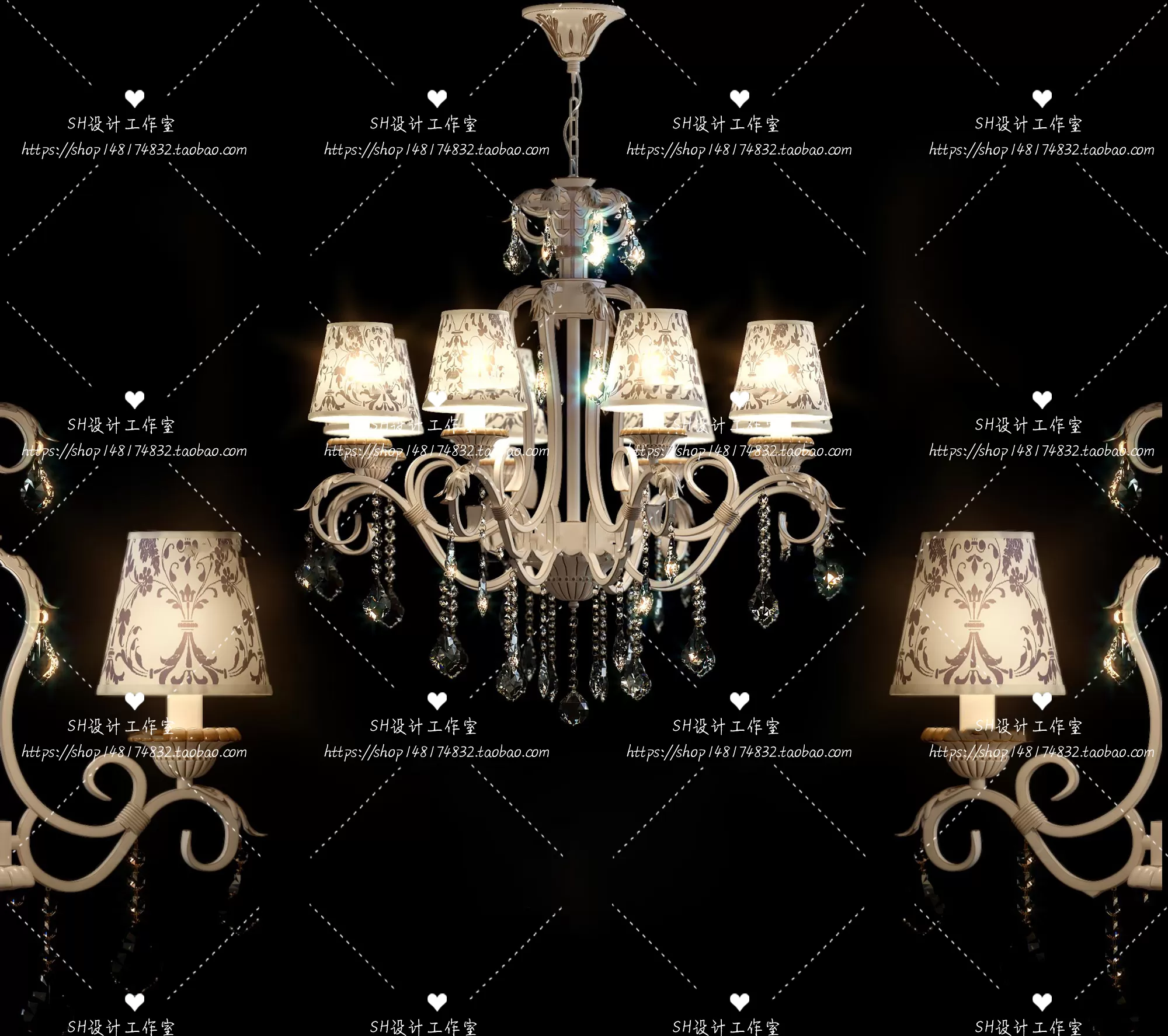Lights – Chandelier 3D Models – 0197