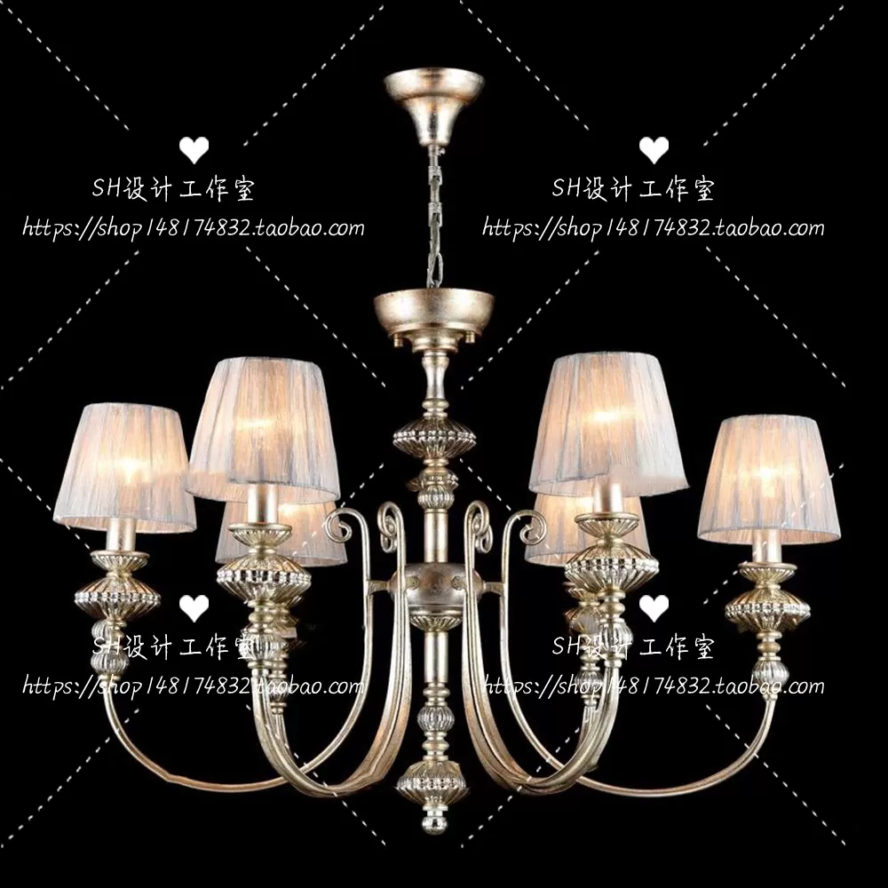 Lights – Chandelier 3D Models – 0207