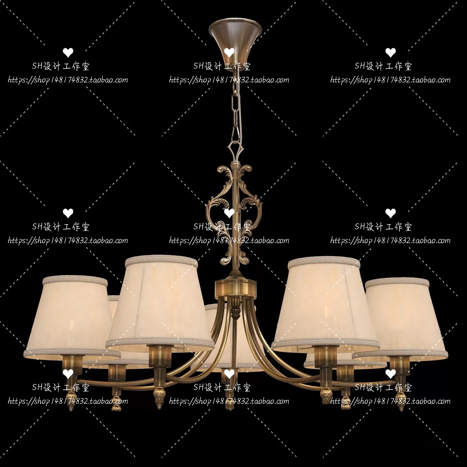 Lights – Chandelier 3D Models – 0208