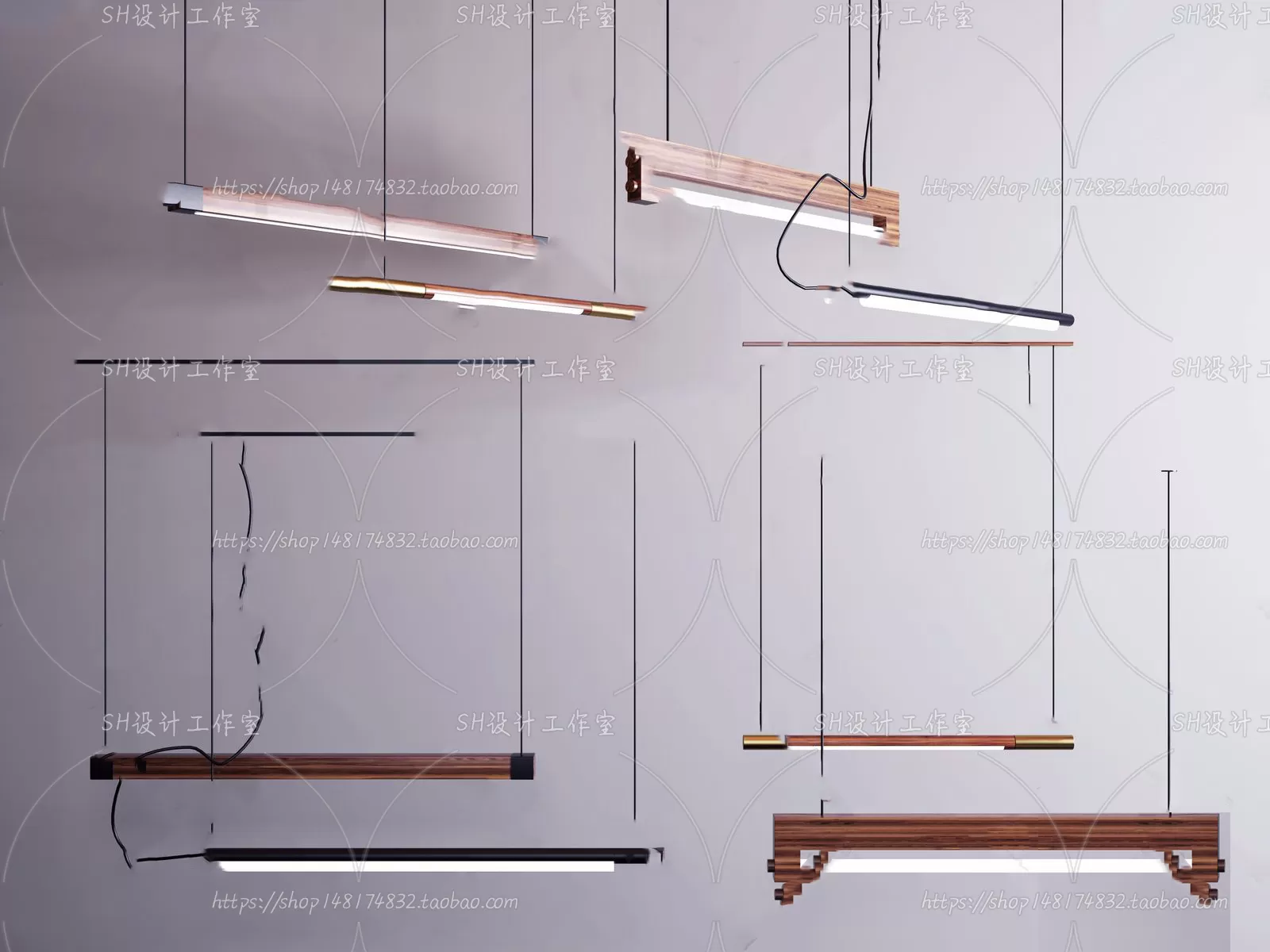 Lights – Chandelier 3D Models – 0221