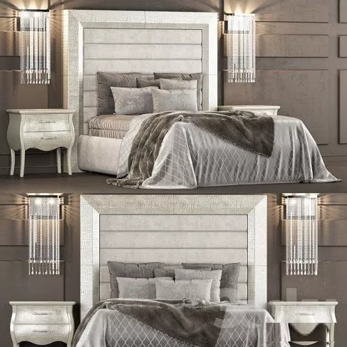 Bed Adler DVhomecollection 3D Model – 207583