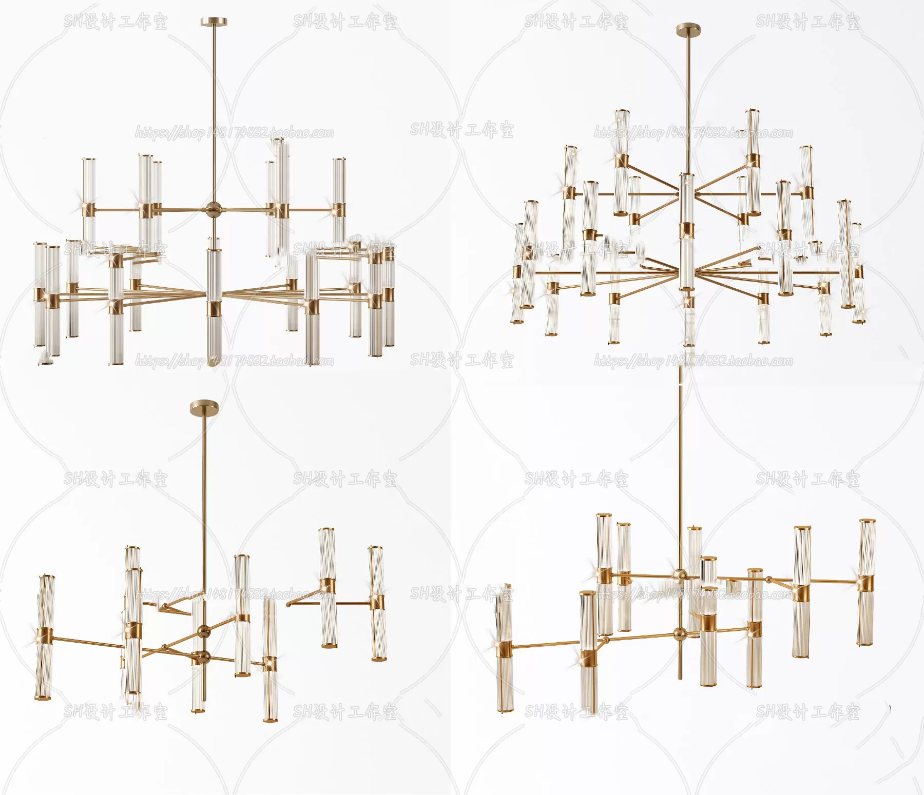 Lights – Chandelier 3D Models – 0238