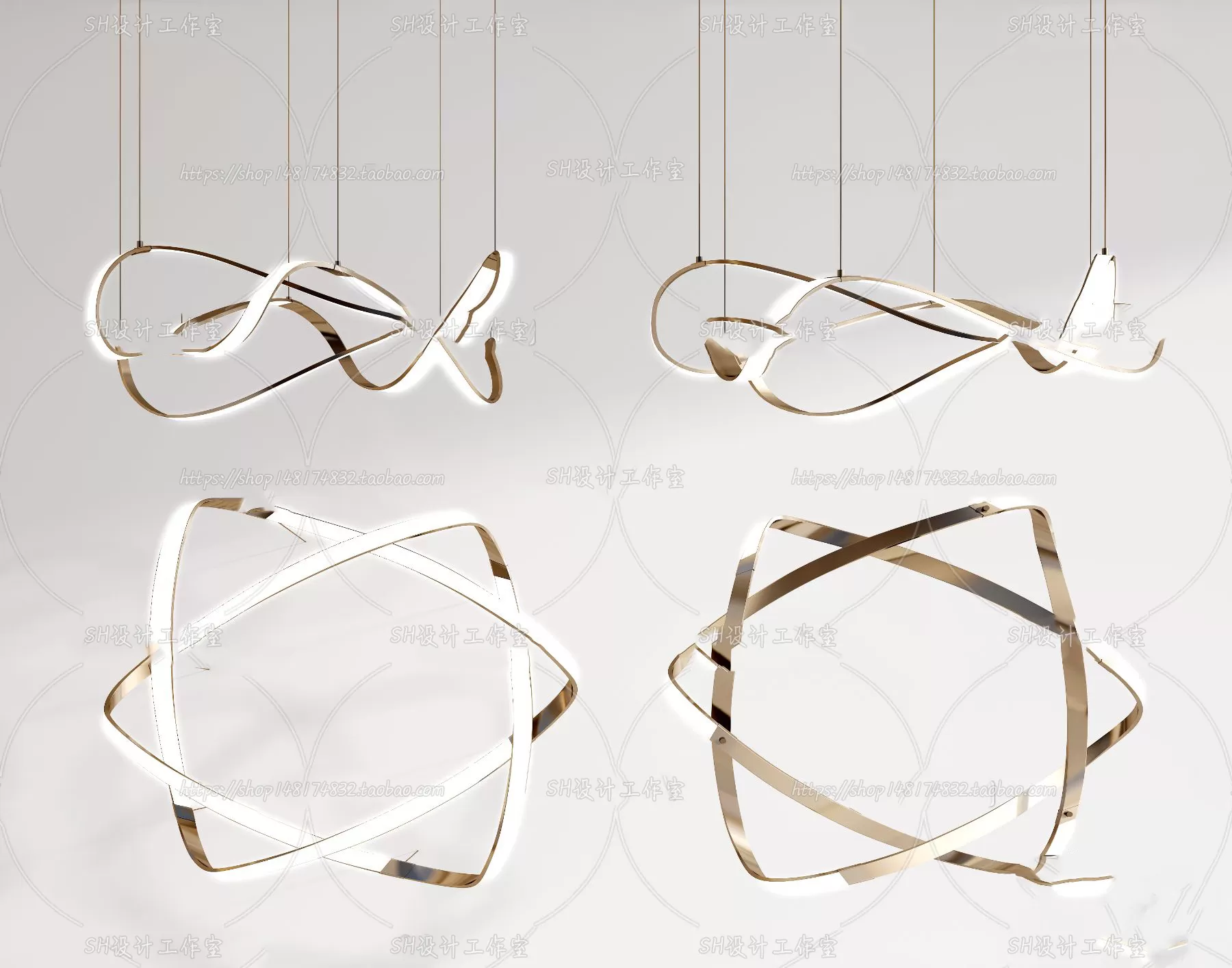 Lights – Chandelier 3D Models – 0241