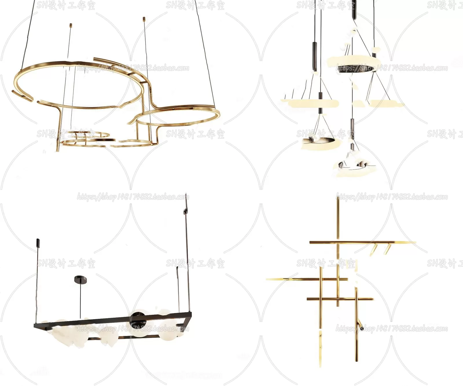 Lights – Chandelier 3D Models – 0262