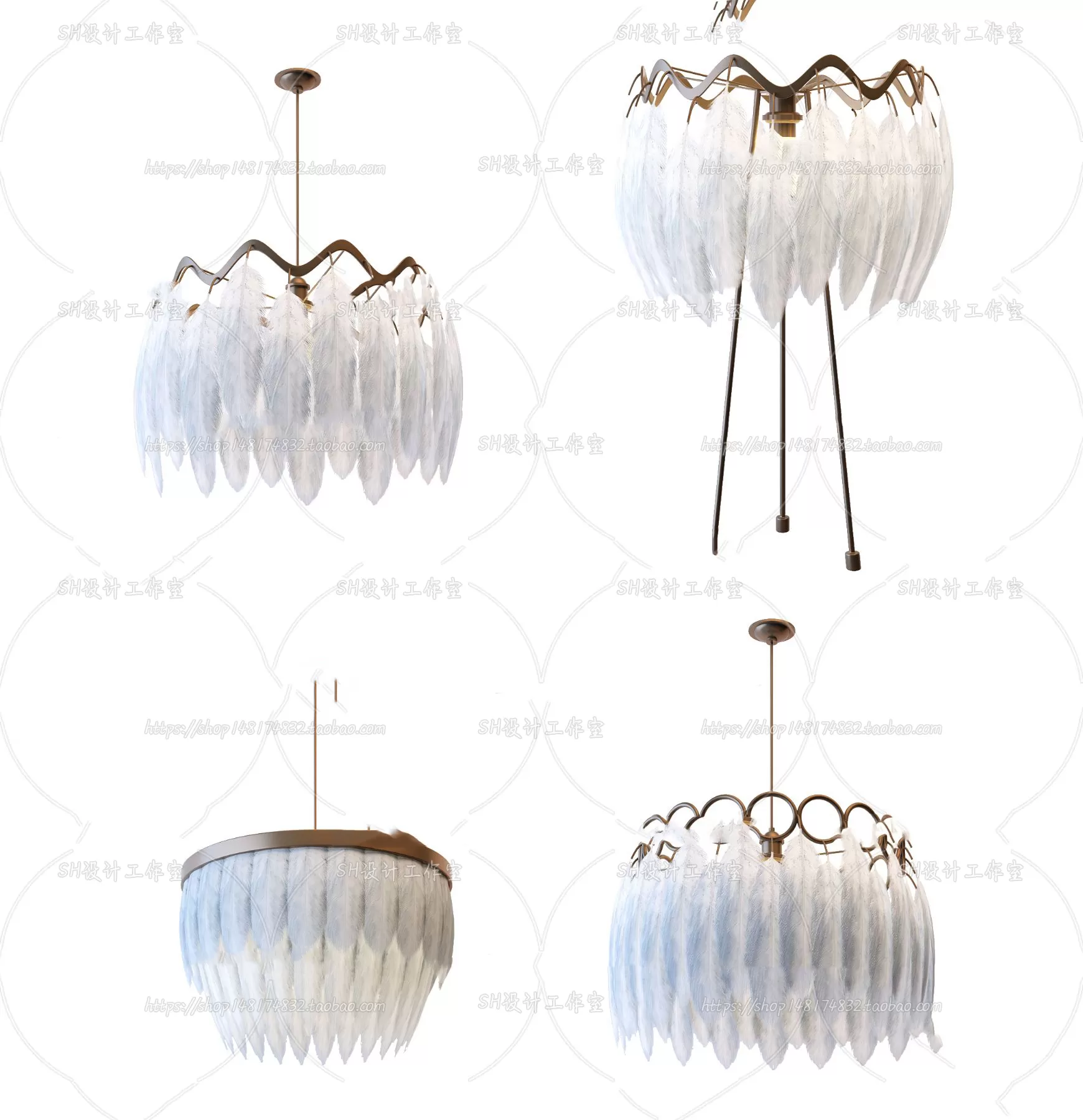 Lights – Chandelier 3D Models – 0269