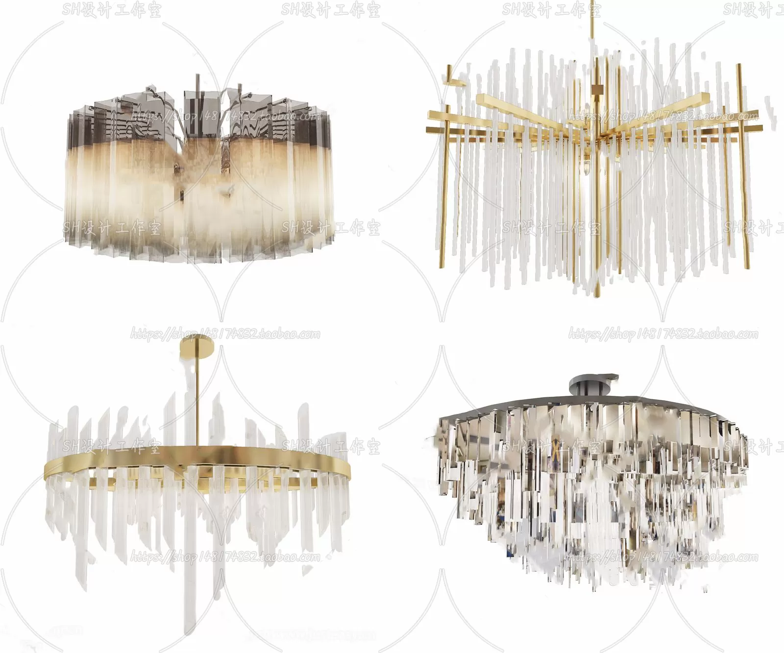 Lights – Chandelier 3D Models – 0271