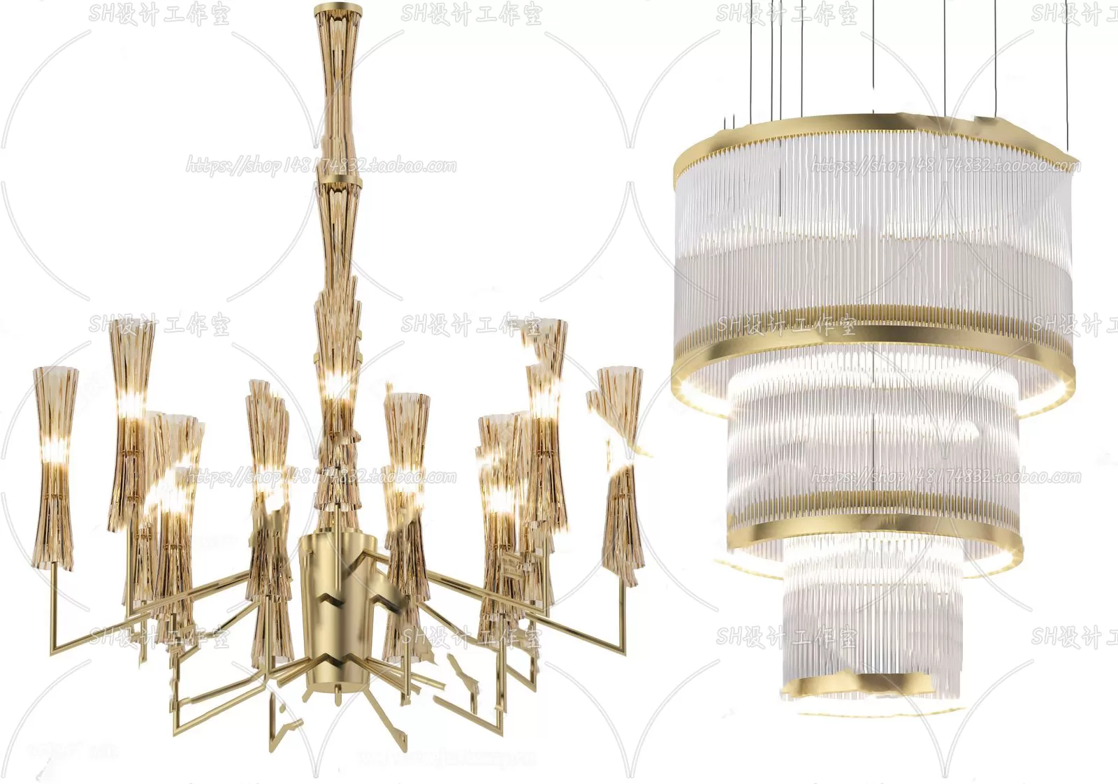 Lights – Chandelier 3D Models – 0273